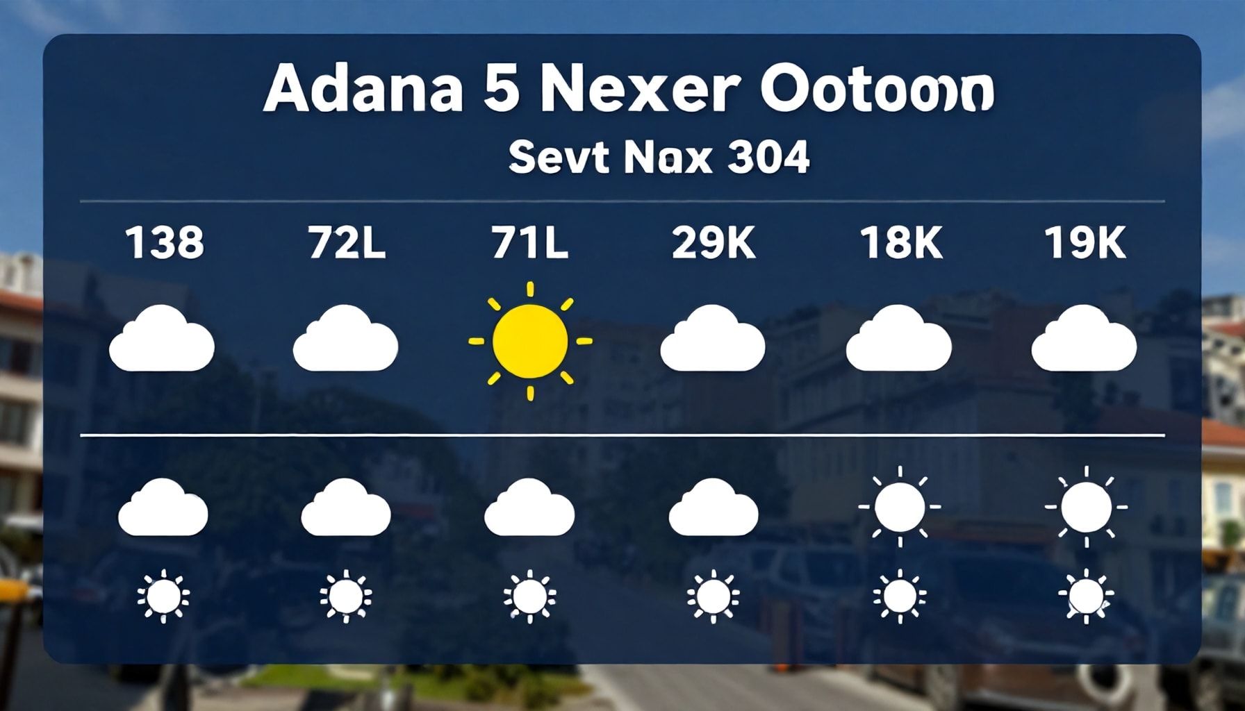 Adana Hava Durumu: Bugün ve Gelecek 5 Günün Hava Tahmini*