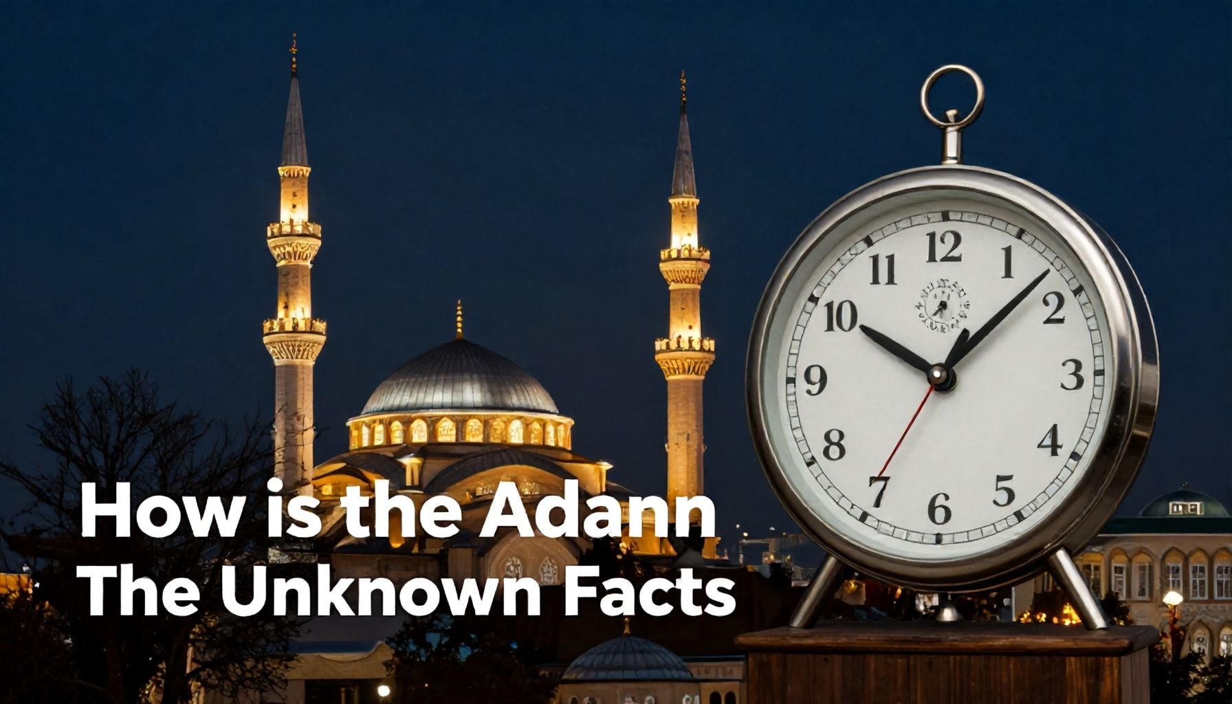 Adana'da Ezan Vakti Nasıl Hesaplanır? Bilmediğiniz Gerçekler*
