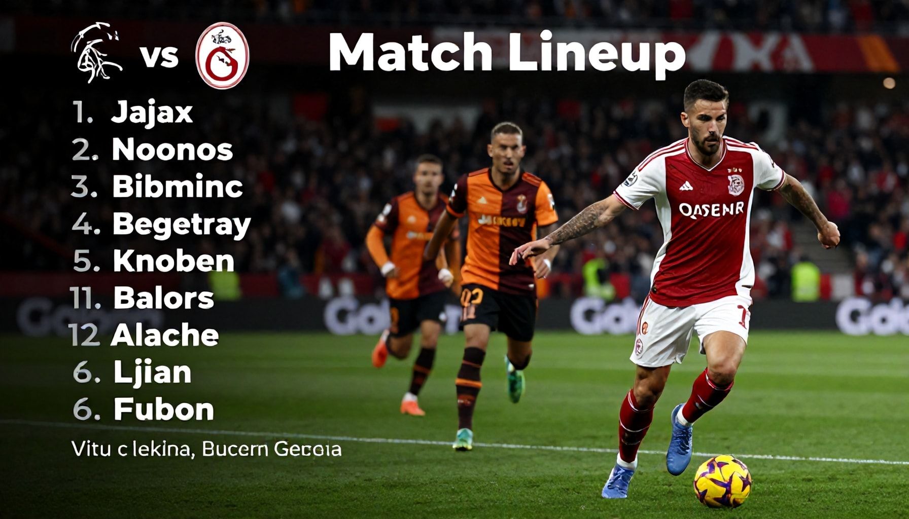 Ajax ile Galatasaray maç kadrosu: Takımın en güçlü oyuncuları ve taktik detayları*