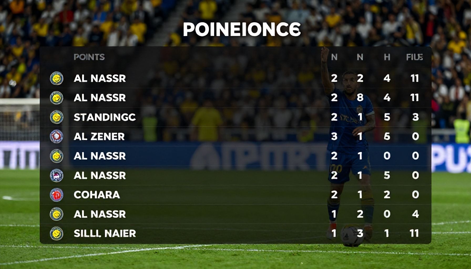 Al Nassr Puan Durumları: Takımın Son Performansını Kontrol Edin*