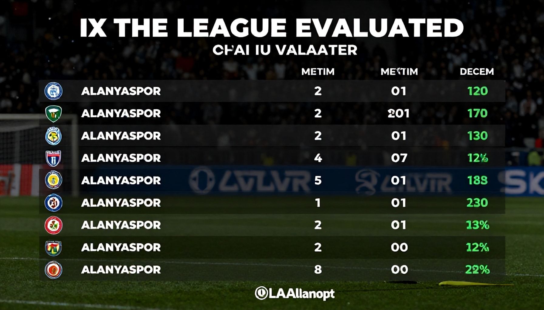 Alanyaspor'un Ligdeki Performansını Nasıl Değerlendirilir?*