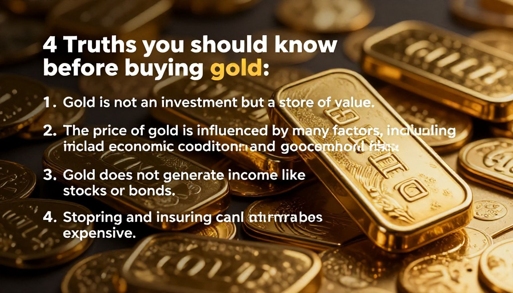 Altın Satın Almadan Önce Bilmeniz Gereken 4 Gerçek*