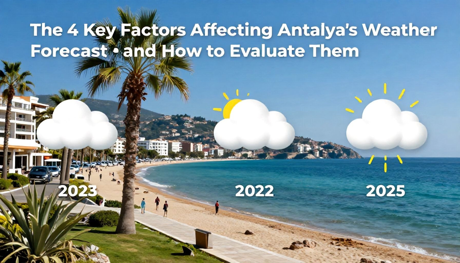 Antalya Hava Durumu Öngörüsünün 4 Ana Etkileyici Faktörü ve Nasıl Değerlendirilir?*