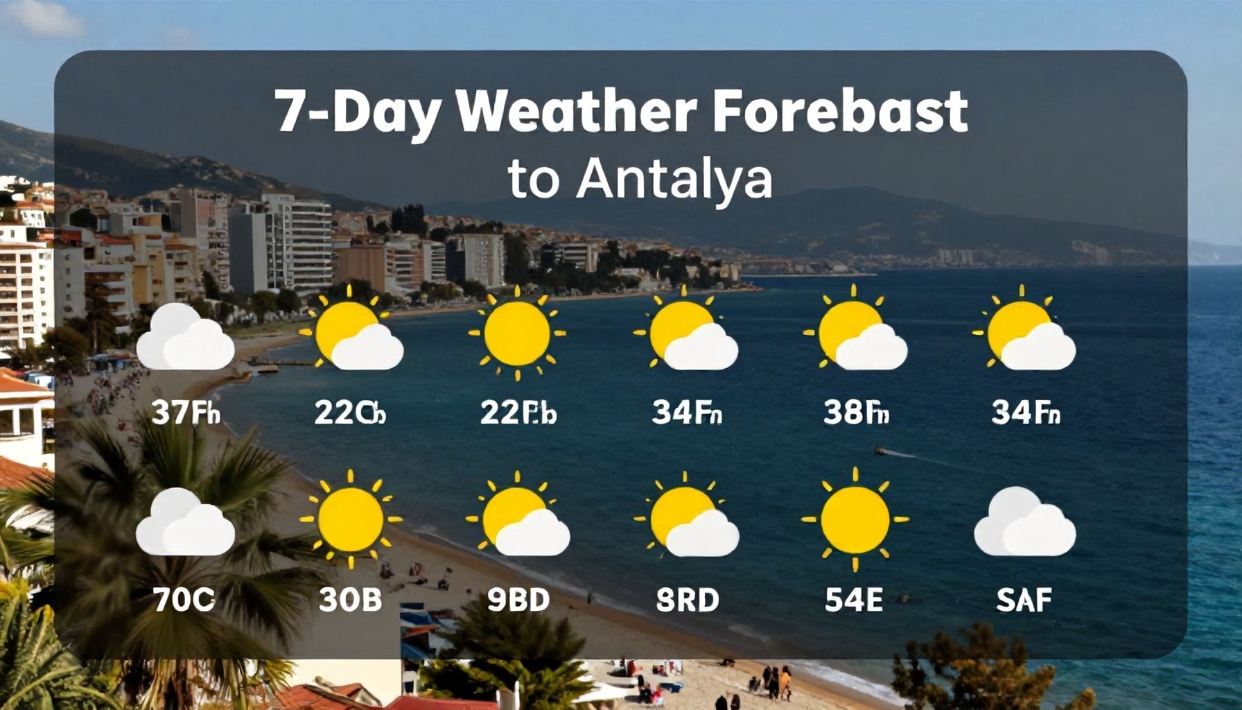 Antalya Hava Durumunun 7 Günlük Öngörüsünü Nasıl Kontrol Edersiniz?*