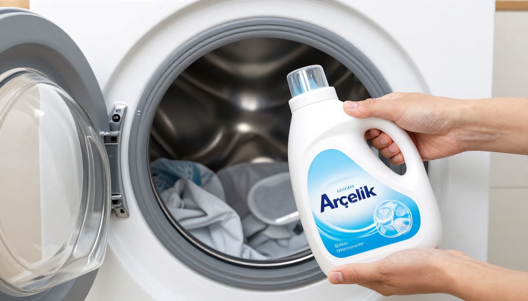 Arçelik Çamaşır Makinesi ile Dökme Deterjanı Nasıl Kullanırsınız?*