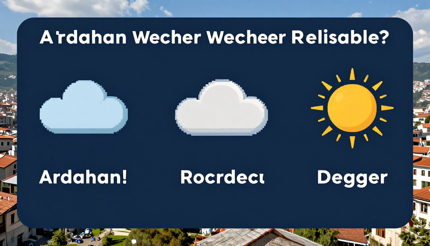 Ardahan Hava Durumu Öngörüleri: Gerçekten Güvenilir mi?*