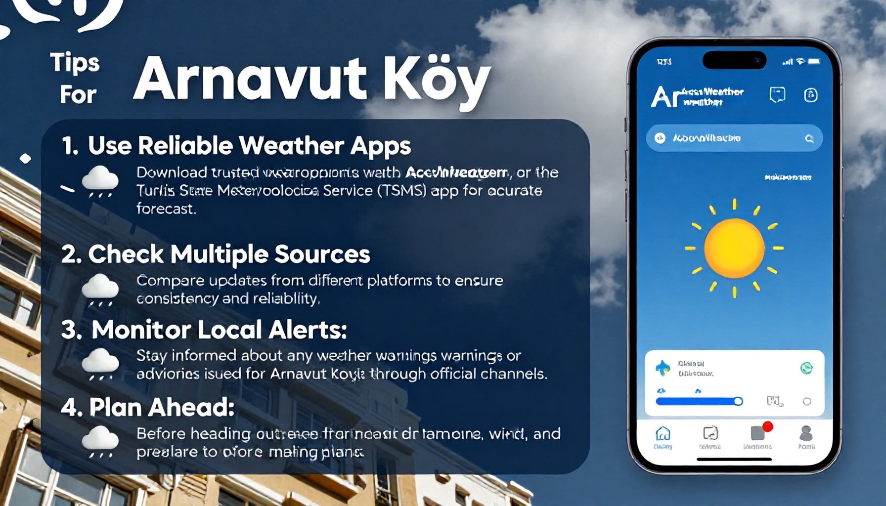 Arnavutköy Hava Durumu Kontrolü İçin 4 Hayati İpuçları*
