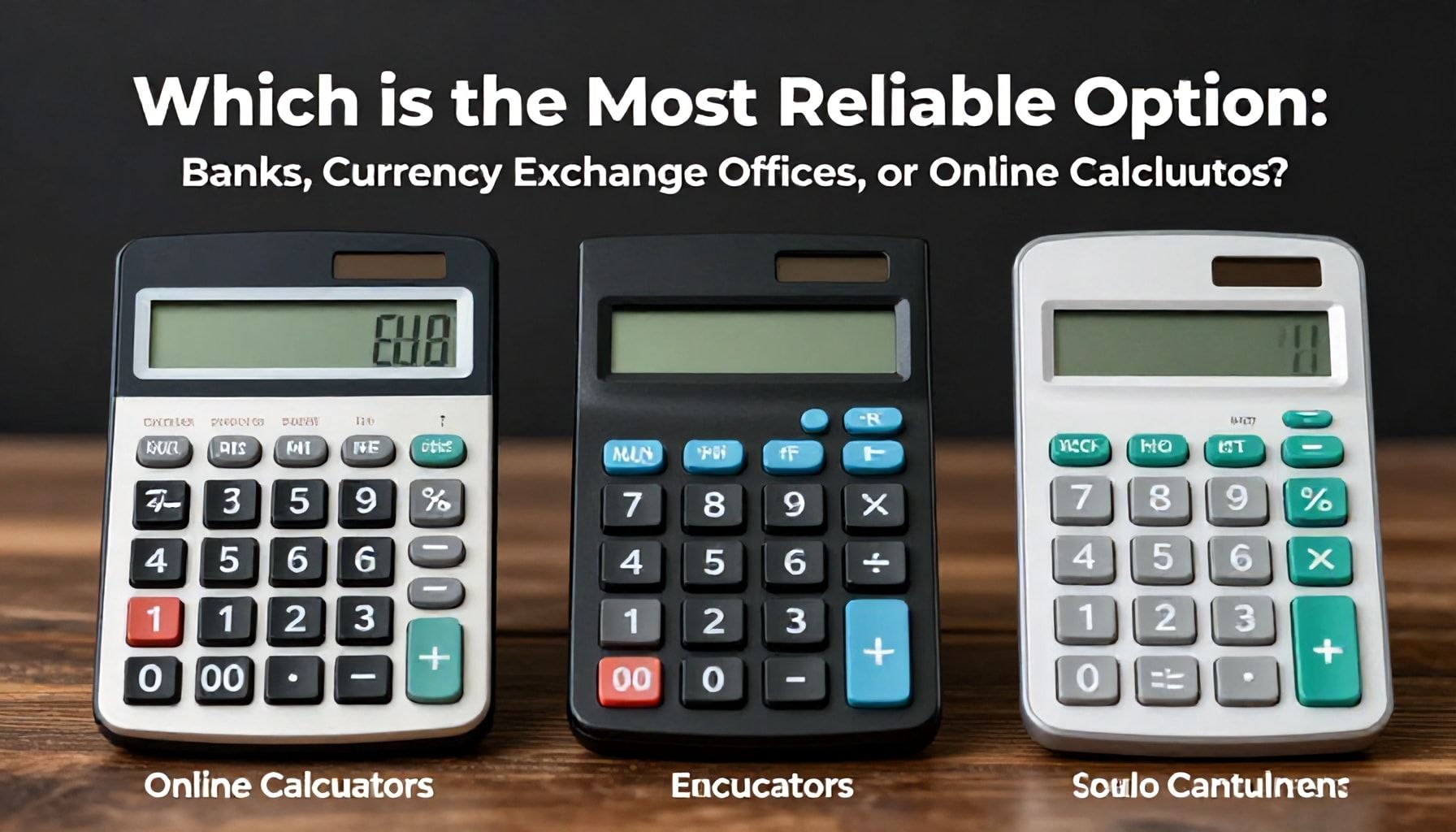 Bankalar, Döviz Büroları ve Online Hesaplamalar: En Güvenilir Seçenek Hangisi?*
