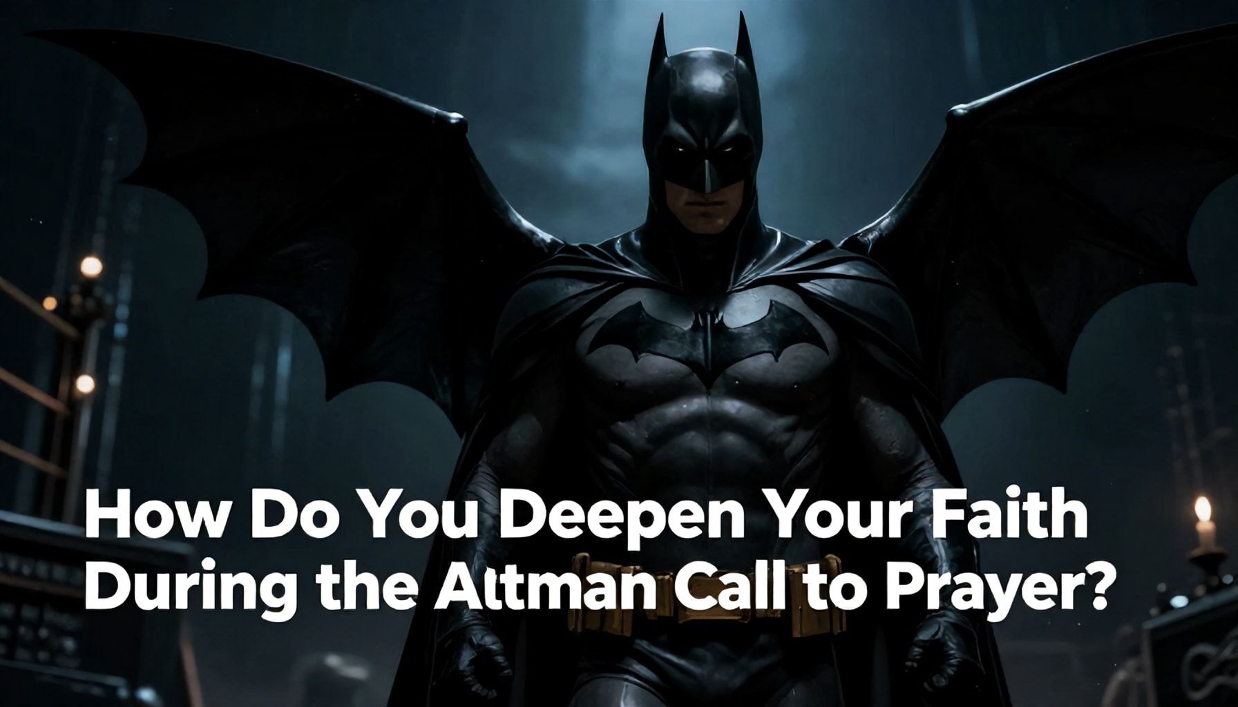 Batman Ezan Vakti ile Nasıl Dini İnançlarınızı Derinleştirirsiniz?*