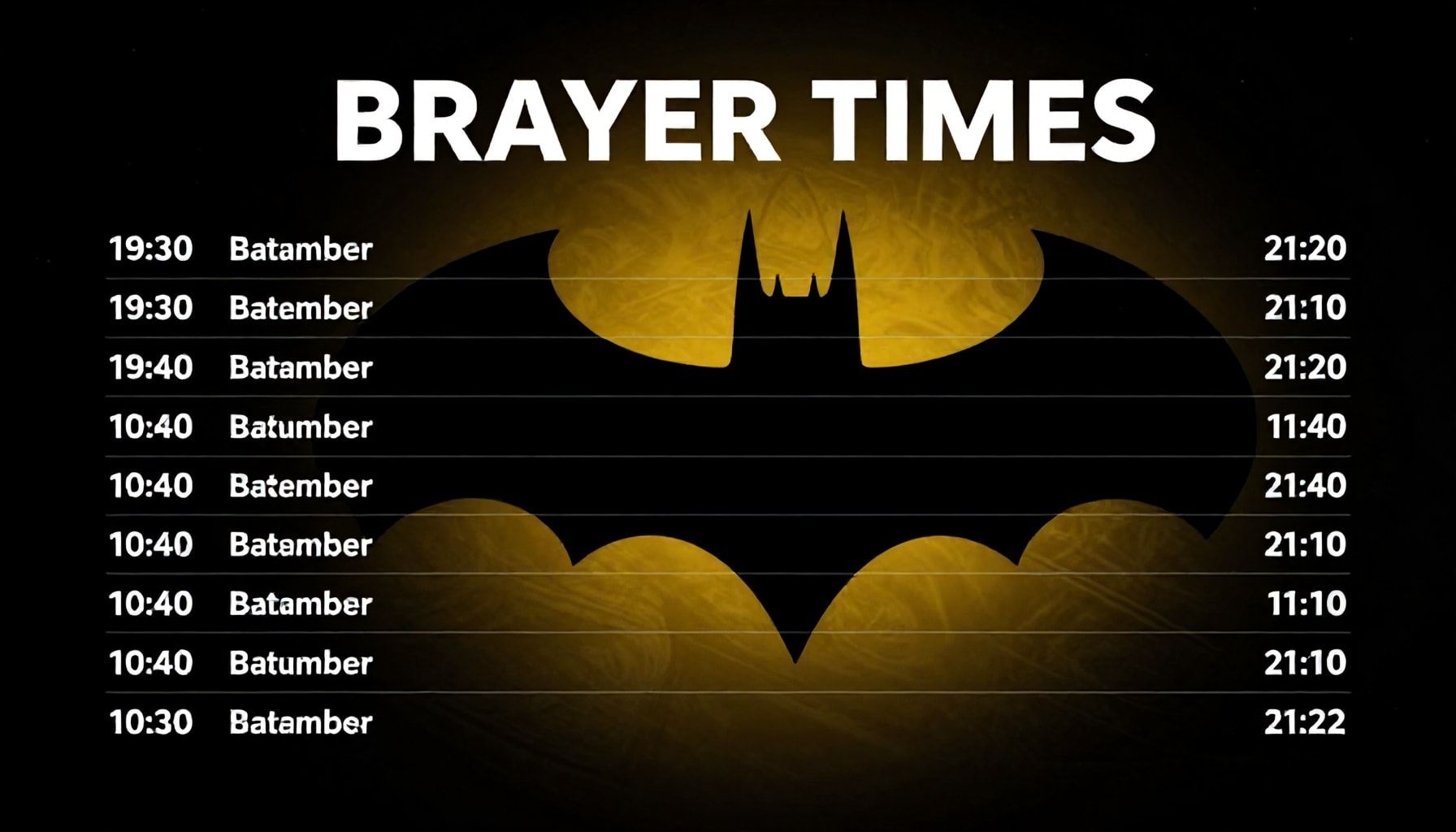 Batman Namaz Vakitlerini 3 Dakikada Bulun: Hızlı ve Doğru Zamanları Öğrenin"*