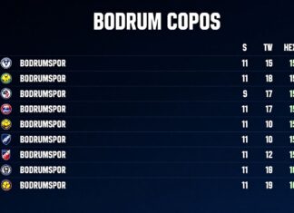 Bodrumspor’un Güncel Puan Durumu ve Ligdeki Konumu