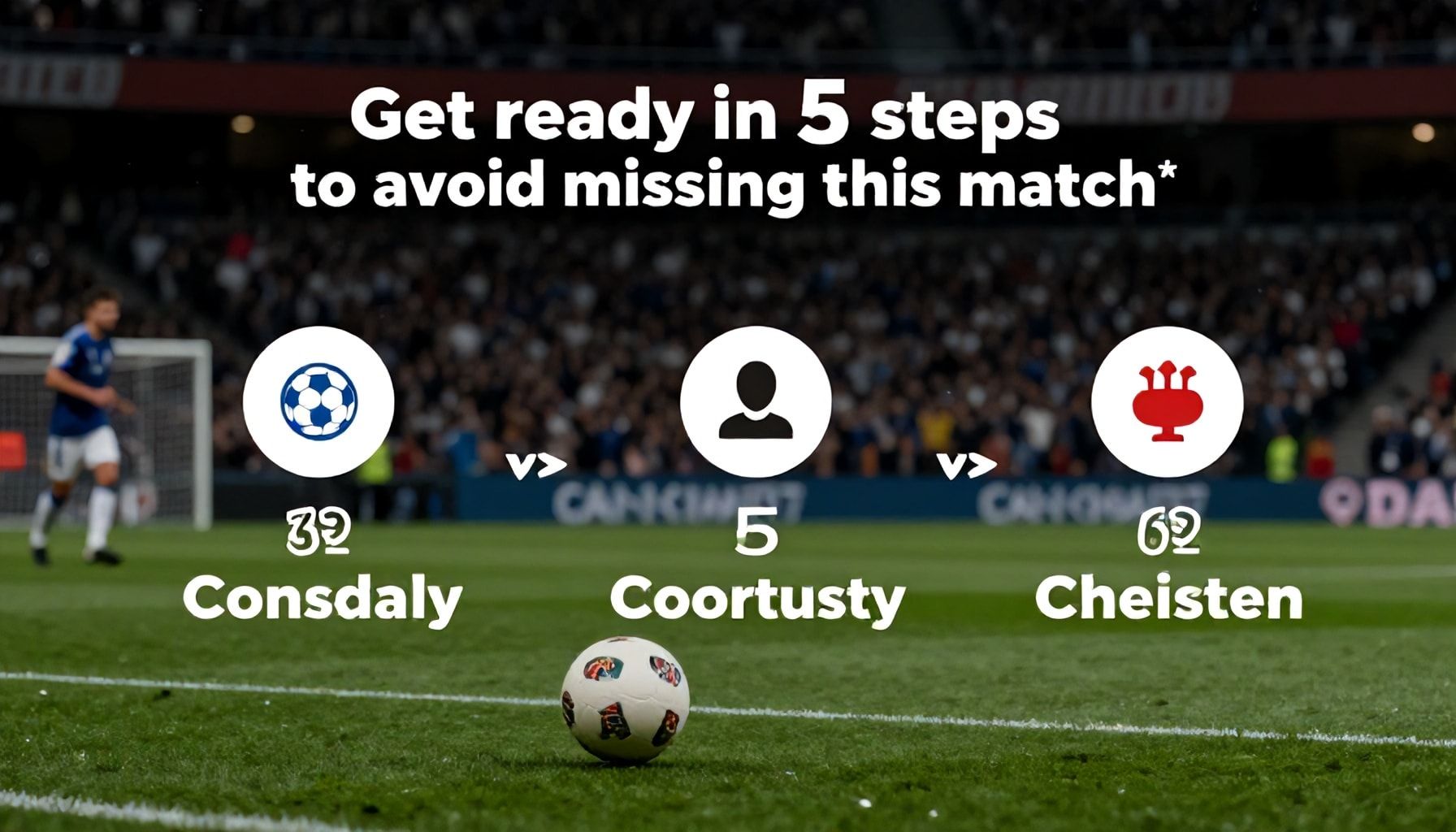 Bu maçı kaçırmamak için 5 adımda hazırlanın*