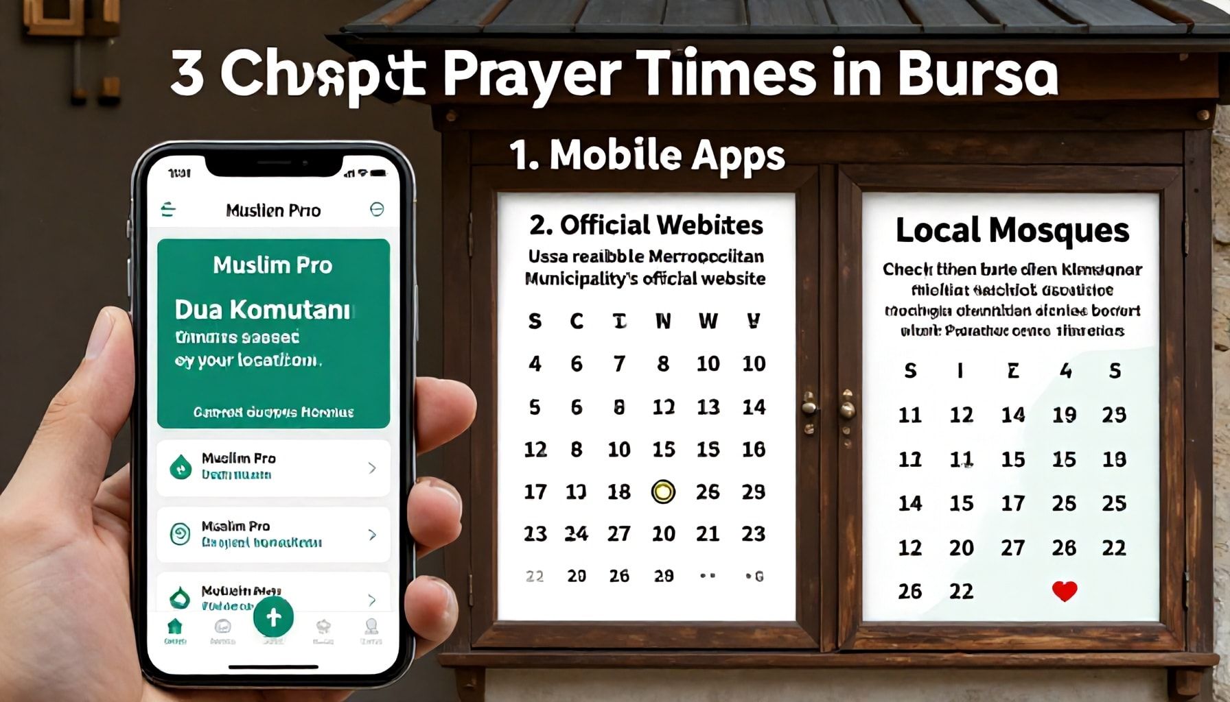 Bursa'da Namaz Vakitlerini Kontrol Etmek İçin 3 En Hızlı Yöntem*