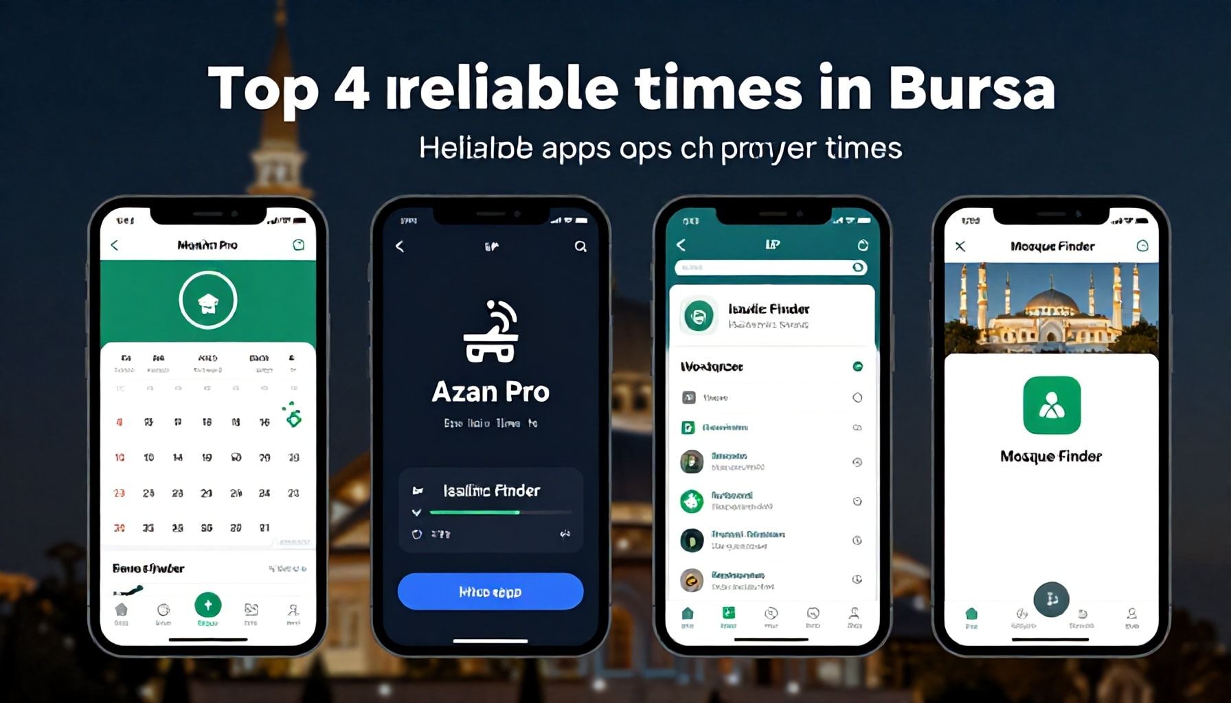 Bursa'da Namaz Vakitlerini Takip Etmek İçin En Güvenilir 4 Uygulama*