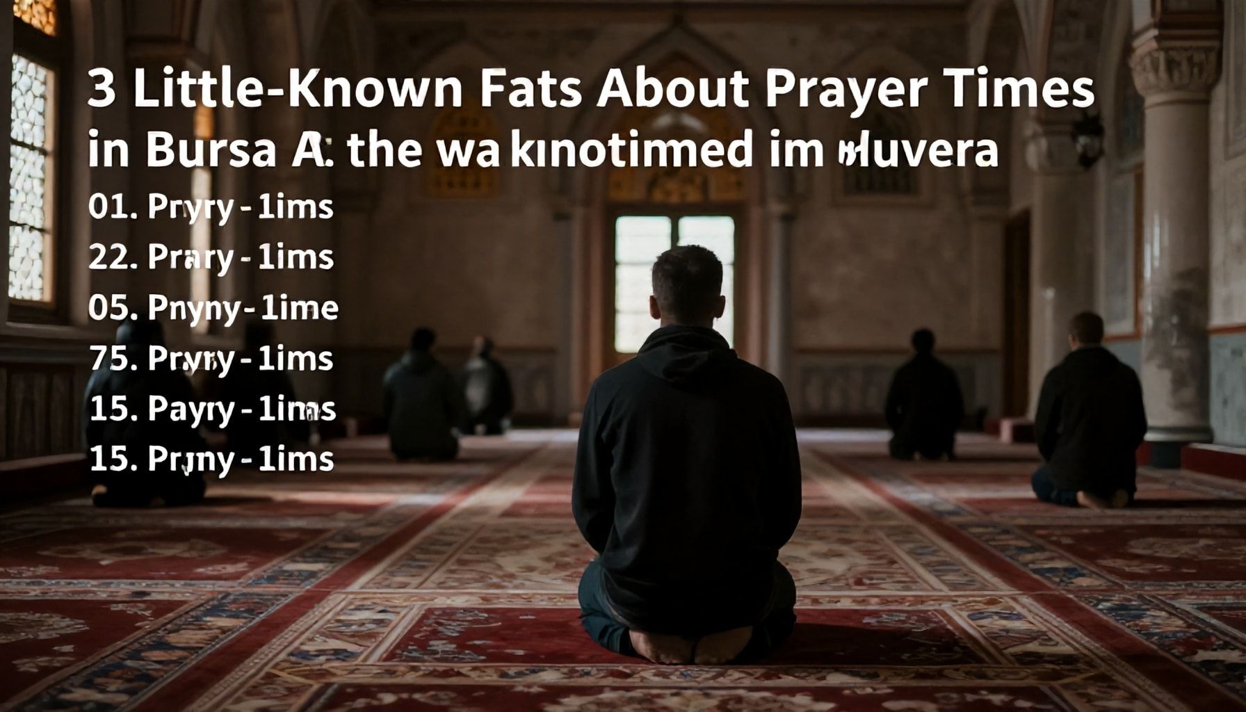 Bursa'da Namaz Vakti Hakkında Bilmediğiniz 3 Gerçek*