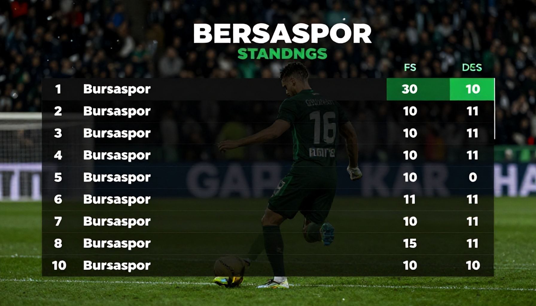 Bursaspor'un Puan Durumu Nasıl Kontrol Edilir?*