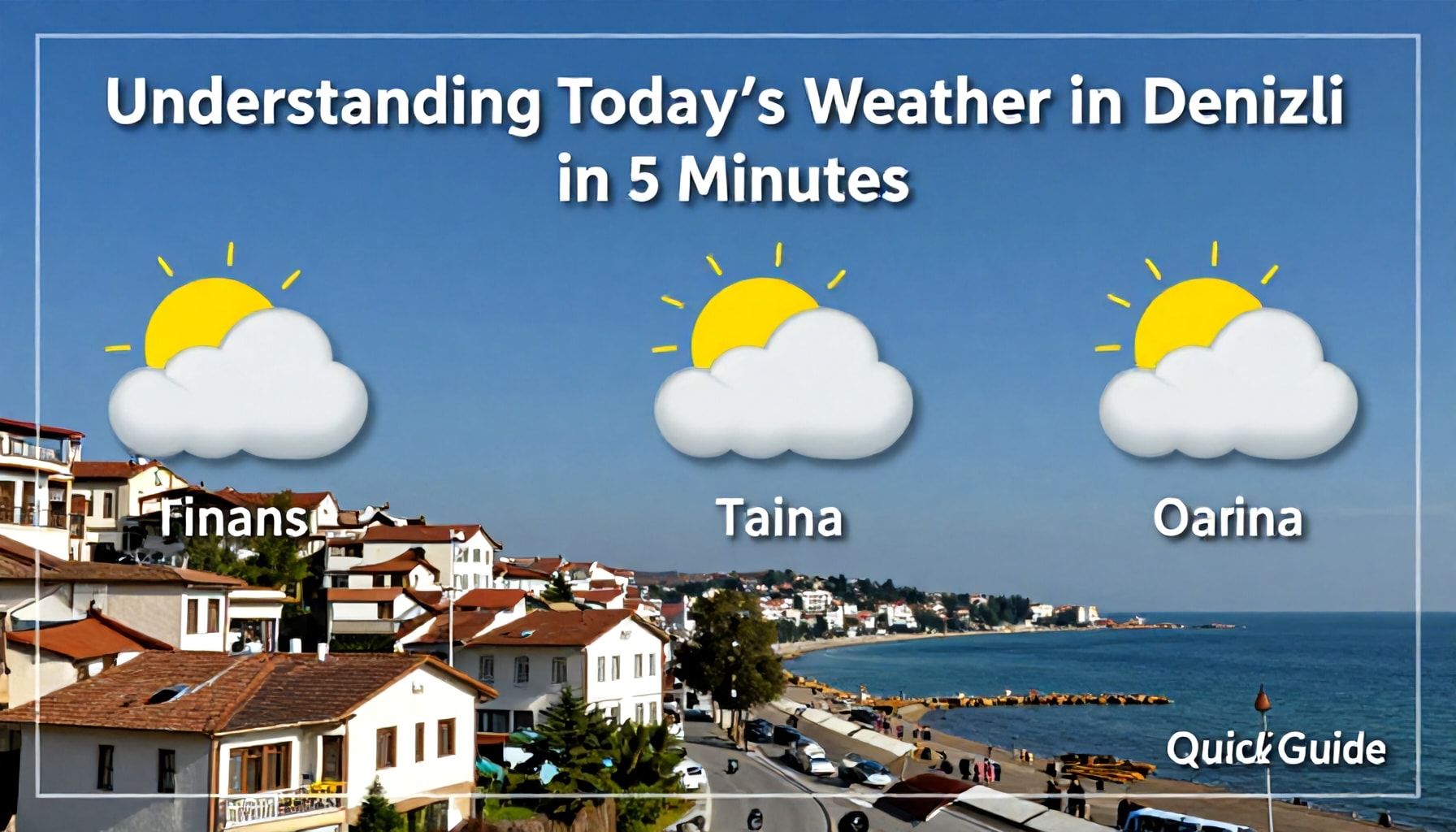 Denizli'de Bugünkü Hava Durumunu 5 Dakikada Anlamak: Hızlı Rehber*