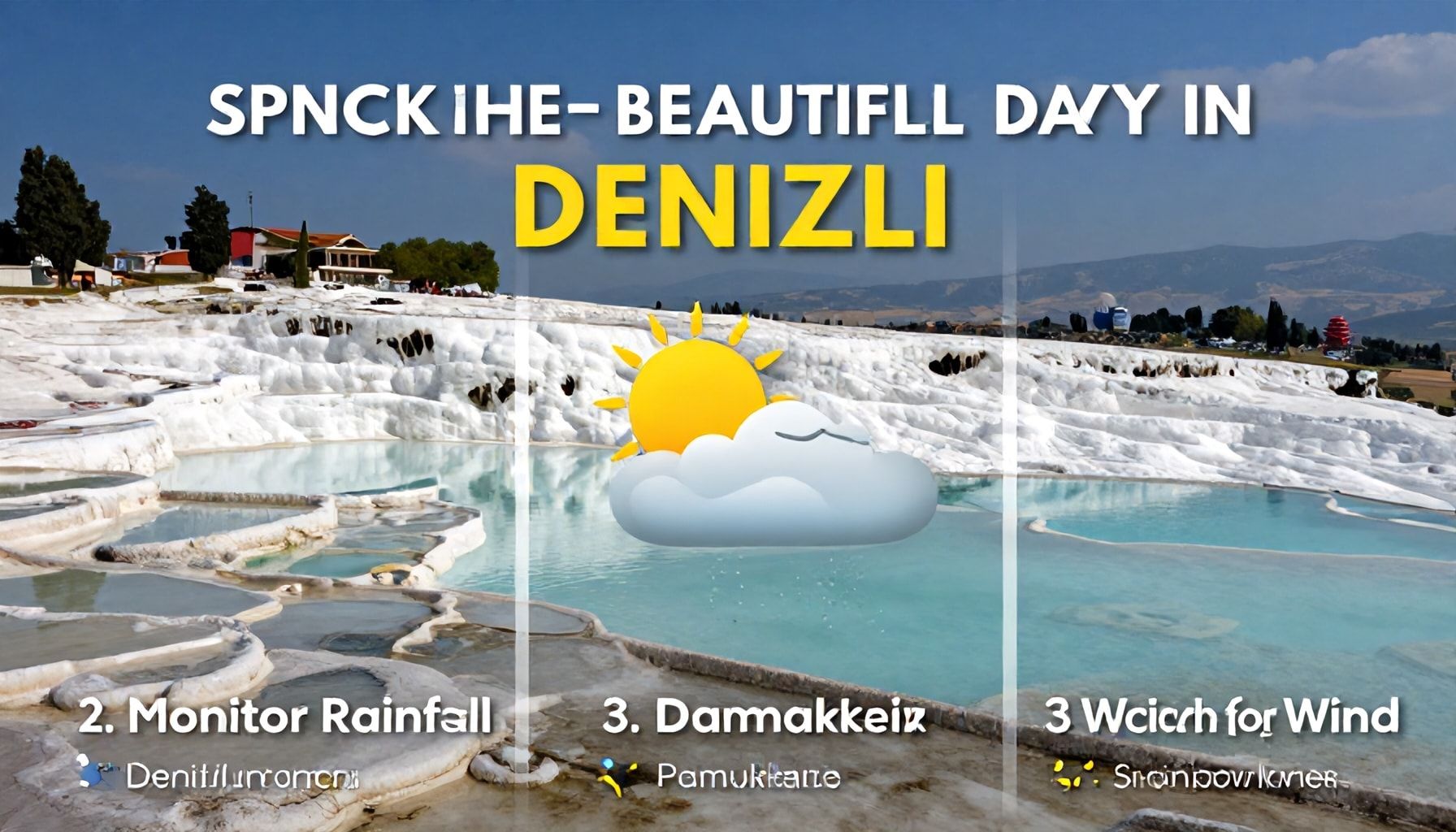 Denizli'de Güzel Bir Gün Geçirmek İçin 3 Zorunlu Hava Durumu Önerisi*