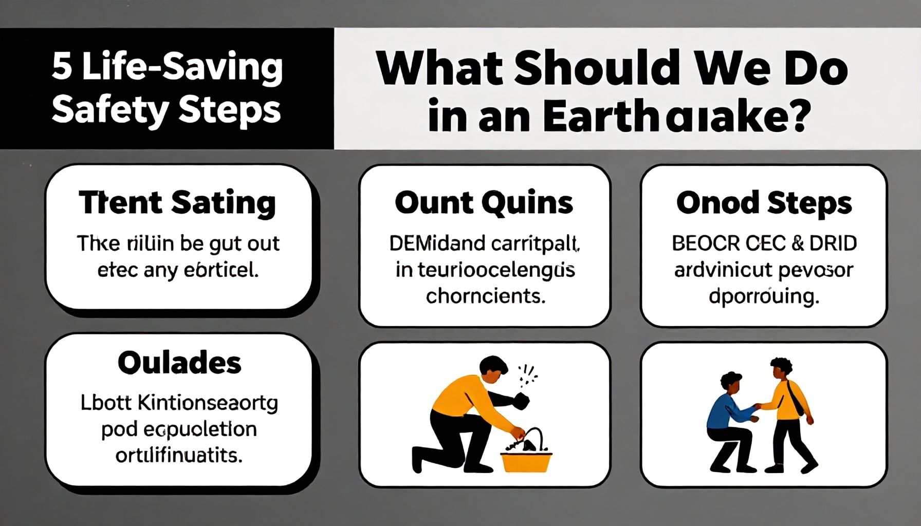 Depremde Ne Yapmalıyız? 5 Hayat Kurtaran Güvenlik Adımı*