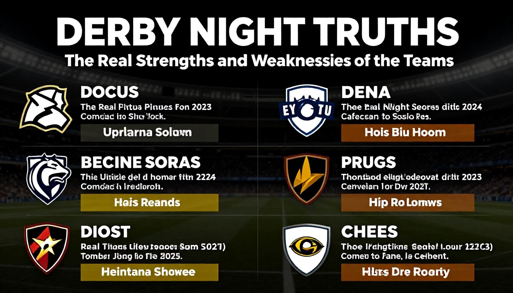 Derbi Gecesi Gerçekleri: Takımların Gerçek Güçleri ve Zayıf Noktaları*