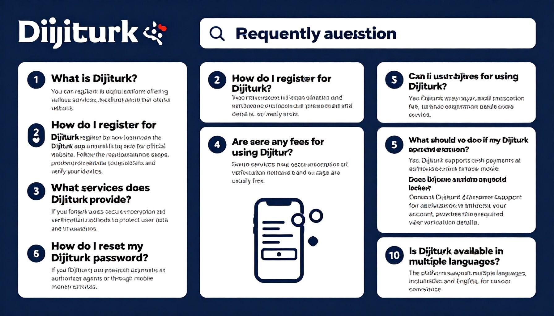 Dijiturk’te En Çok Sorulan Sorular ve Doğru Yanıtlar*
