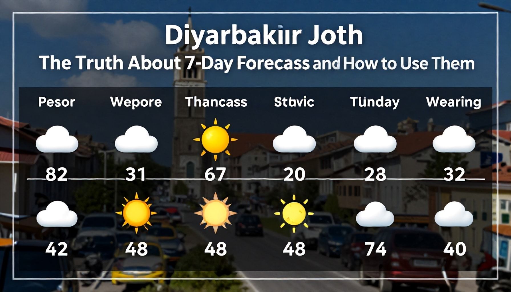 Diyarbakır Hava Durumu: 7 Günlük Tahminlerin Gerçekleri ve Nasıl Kullanmalısınız*