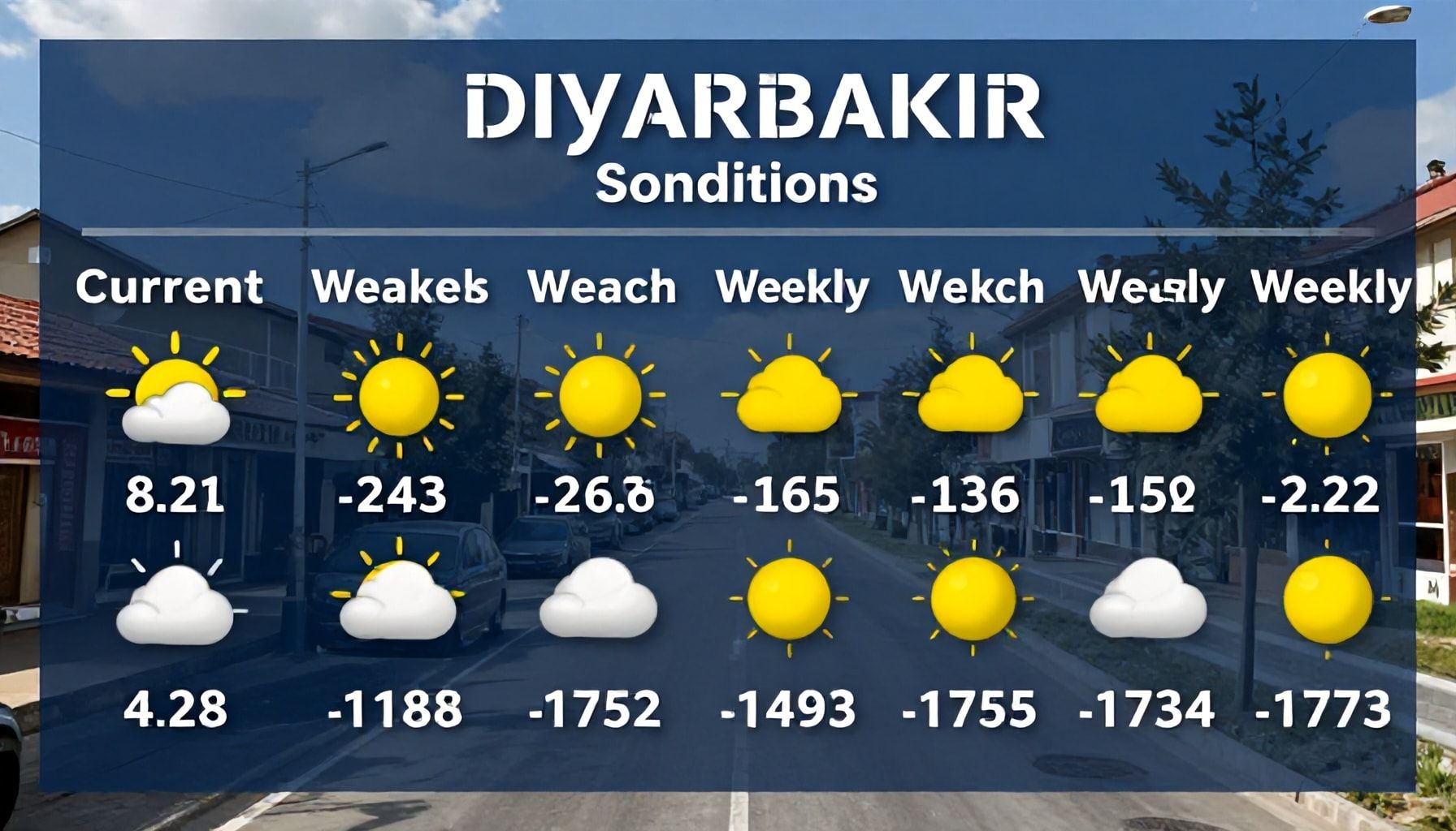 Diyarbakır Hava Durumu: Güncel Hava Durumu ve Haftalık Tahminler*