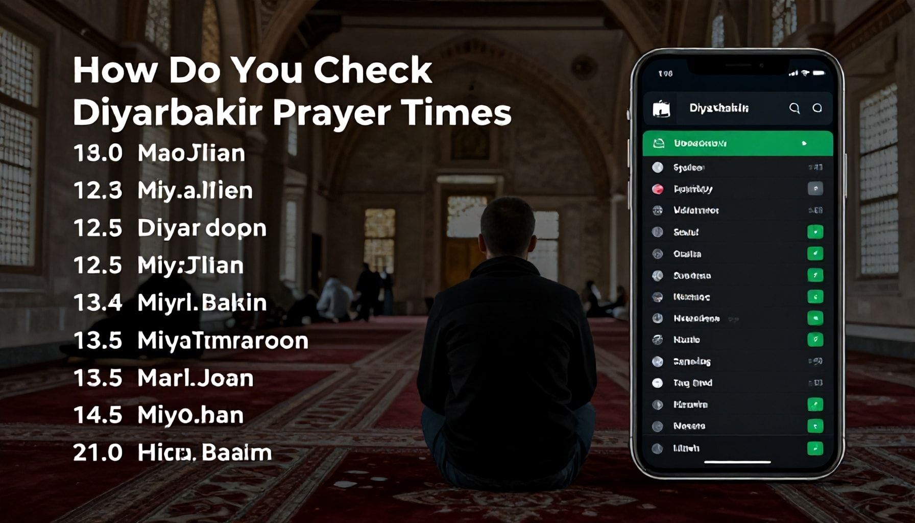 Diyarbakır Namaz Vakitlerini Doğru Bir Şekilde Nasıl Kontrol Edersiniz?*