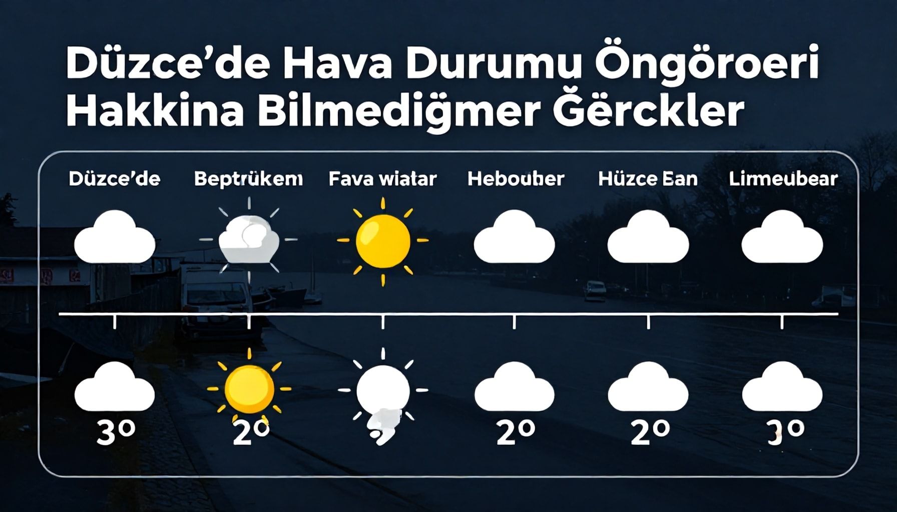 Düzce’de Hava Durumu Öngörüleri Hakkında Bilmediğiniz Gerçekler*