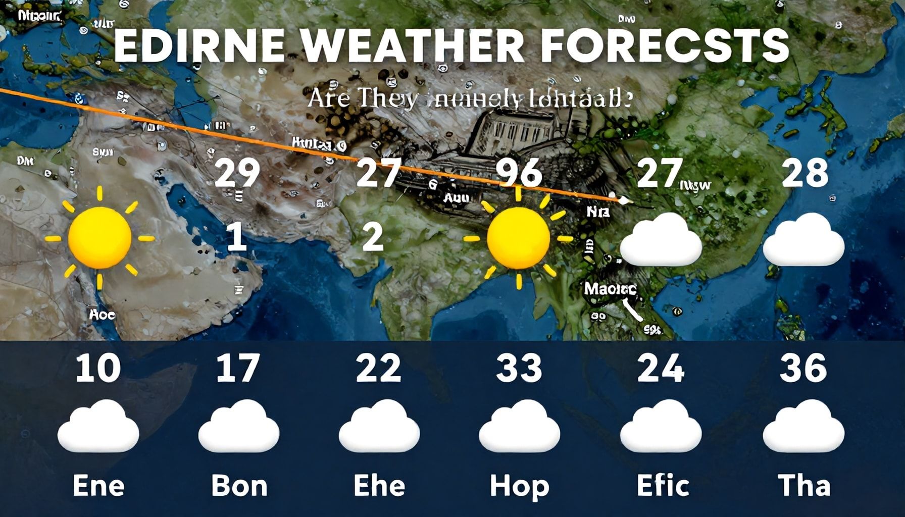 Edirne Hava Durumu Tahminleri: Gerçekten Güvenilir mi?*