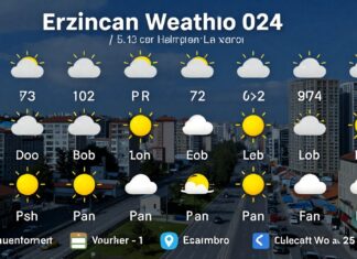 Erzincan Hava Durumu: Güncel Hava Durumu ve Geçmiş Verilerle Plan Yapın