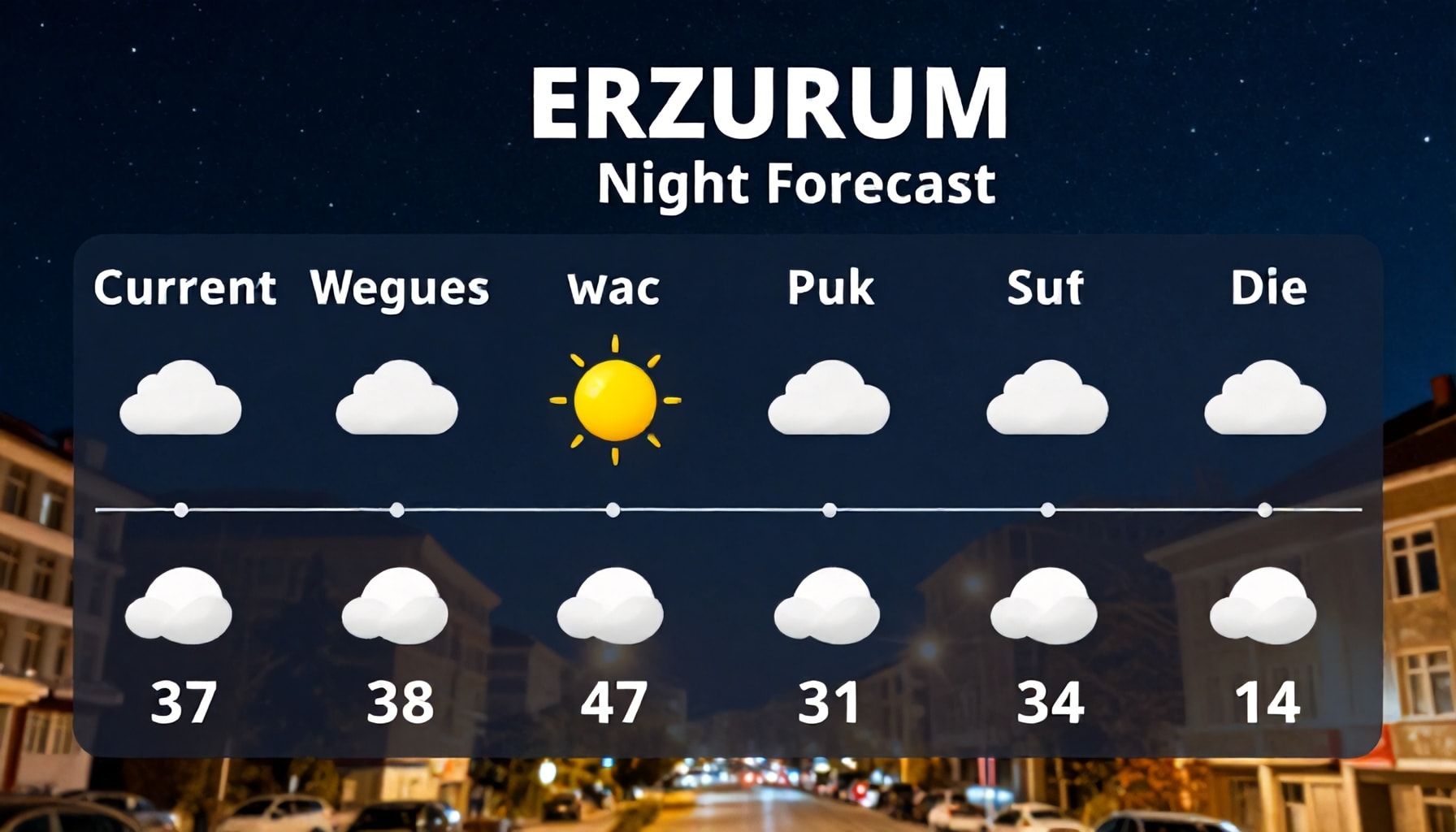 Erzurum Hava Durumu: Güncel Hava Durumu ve Geceleye Öngörü*