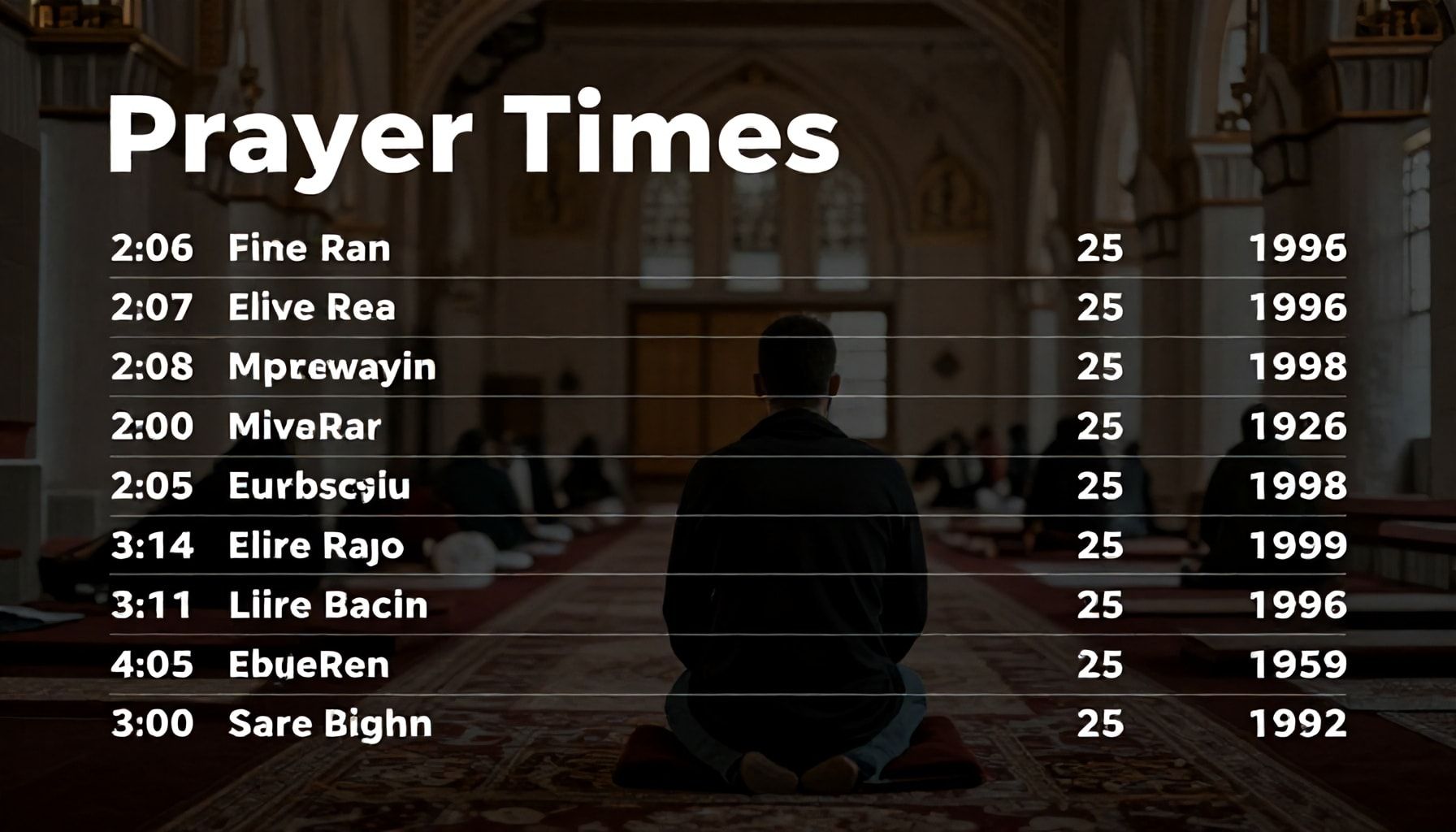 Erzurum Namaz Vakitleri: Güncel Vakitlerinizi Hızlı ve Kolay Bulun*