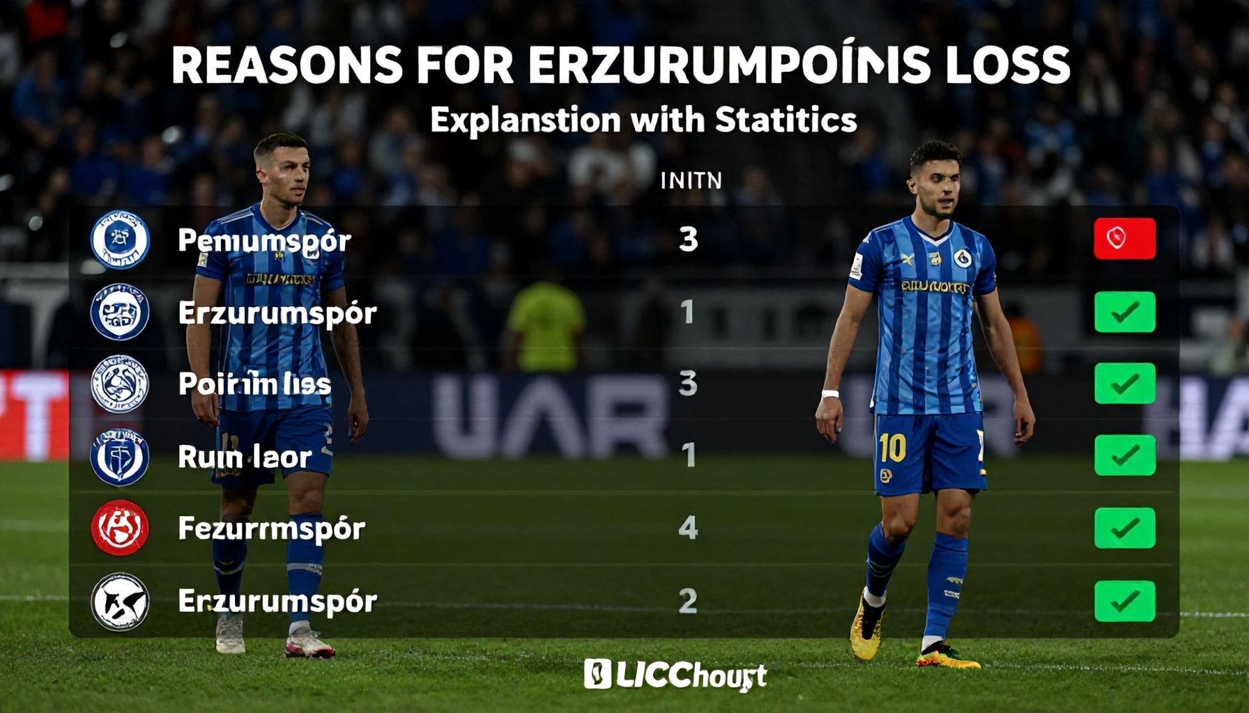 Erzurumspor FK Puan Durumu: Maçlar, Sıralama ve Performans Analizi 5 Erzurumspor'un Puan Kaybı Nedenleri: İstatistiklerle Açıklama*