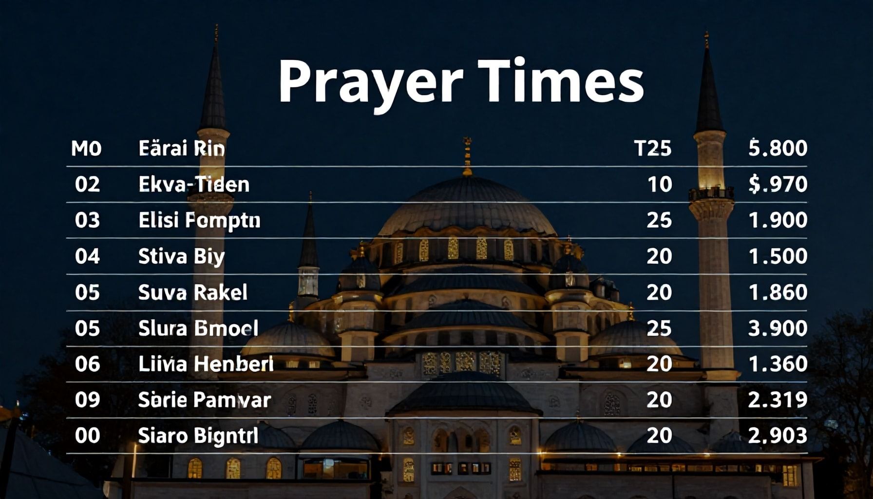 Eskişehir Namaz Vakitlerini 5 Dakikada Bulun: Hızlı Rehber*