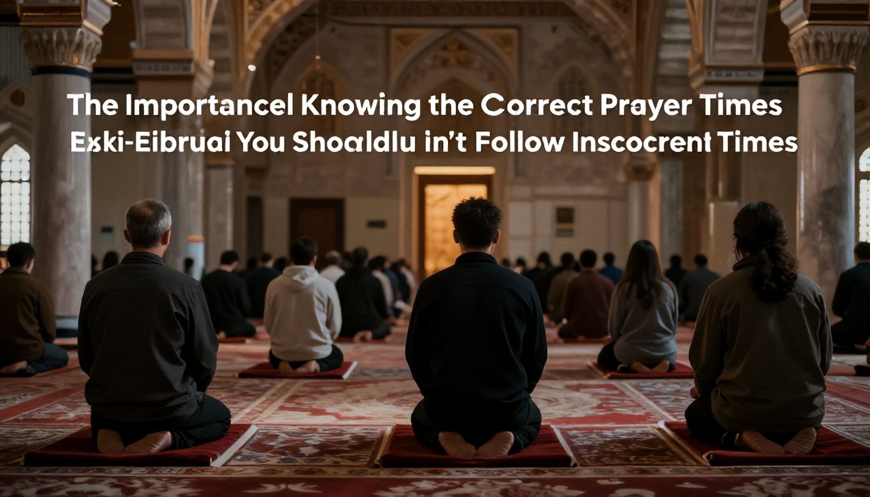 Eskişehir'de Namaz Vakitlerini Doğru Bilmenin Önemi: Neden Hatalı Saatleri Takip Etmemelisiniz?*