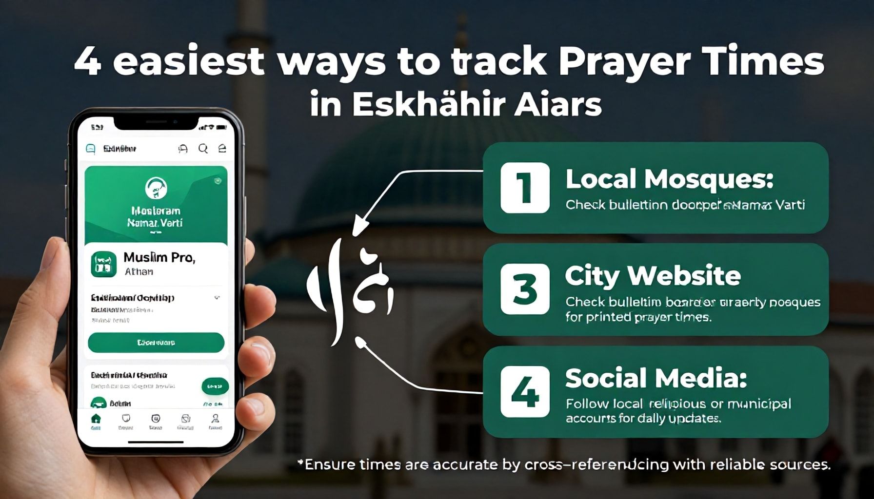 Eskişehir'de Namaz Vakitlerini Takip Etmenin En Kolay 4 Yolu*