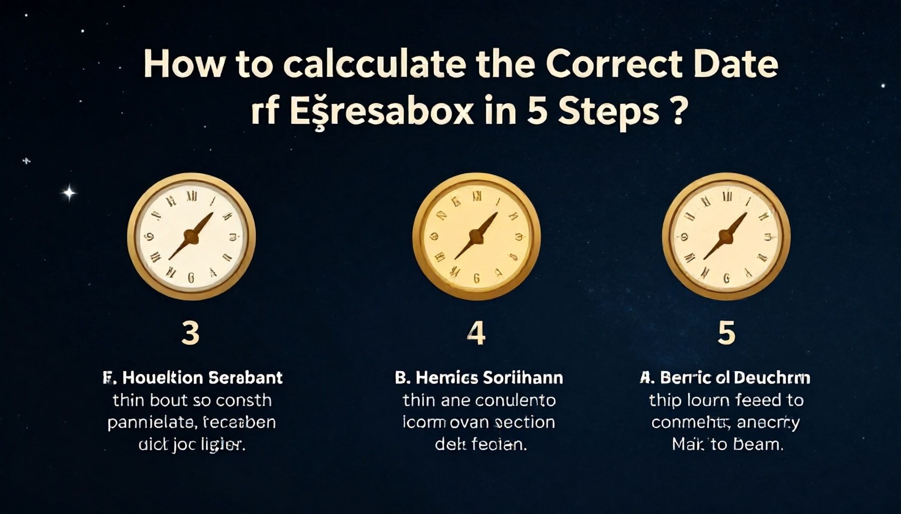 Eşref Rüyası'nın Doğru Gününü 5 Adımda Nasıl Hesaplıyorsunuz?*