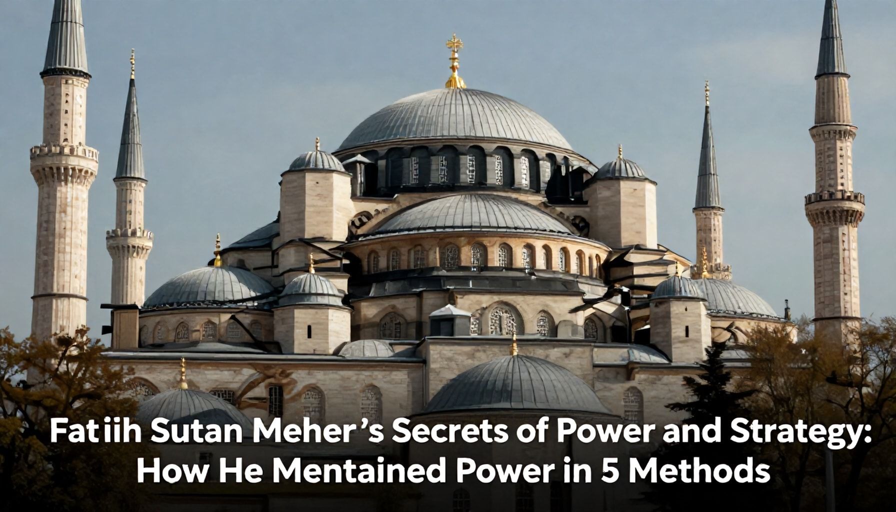 Fatih Sultan Mehmet'in İktidar ve Strateji Sirları: 5 Yöntemle İktidarı Nasıl Sağladı*