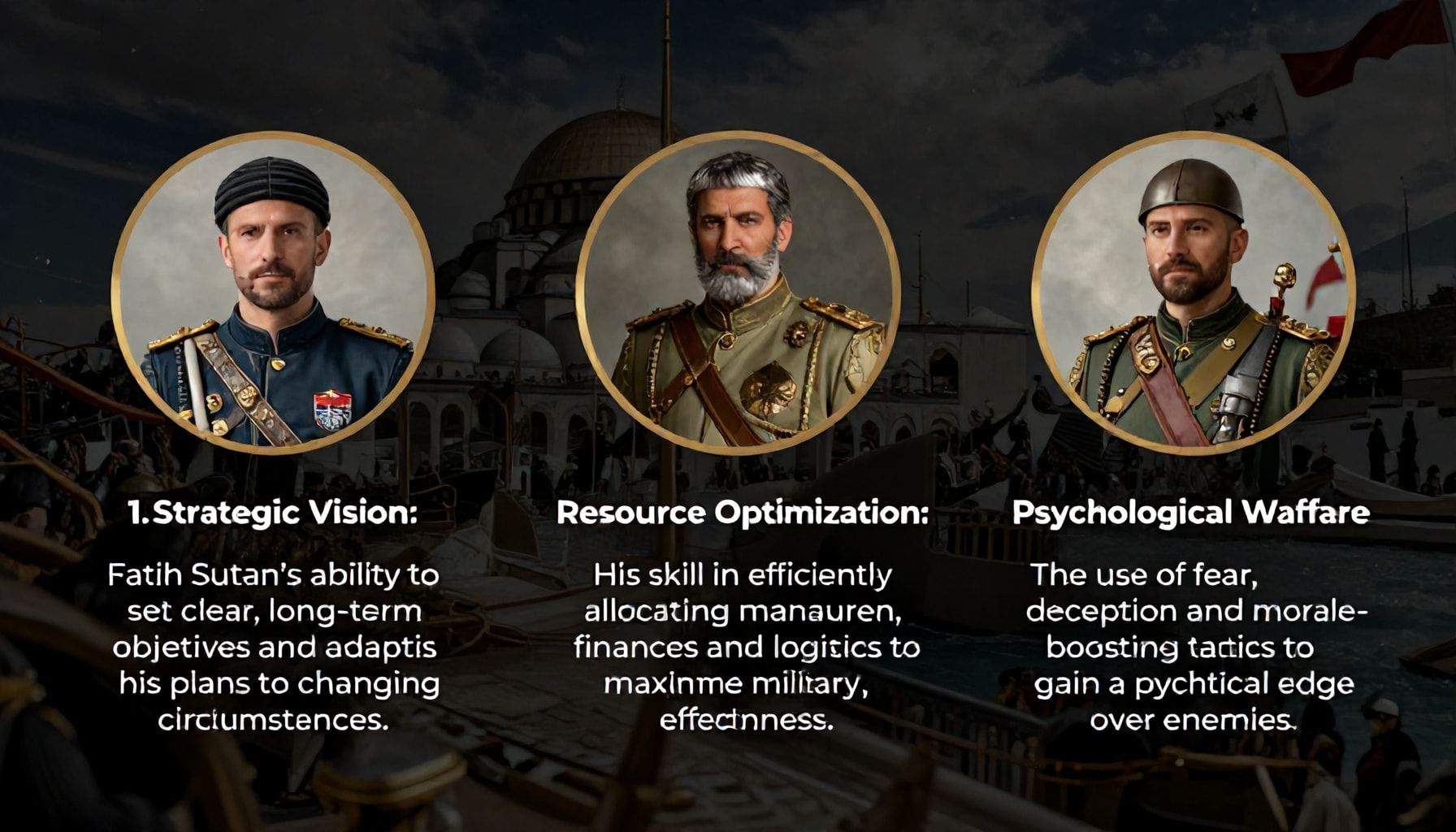 Fatih Sultan'ın Savaş Stratejilerinin 3 Ana Anahtarı*