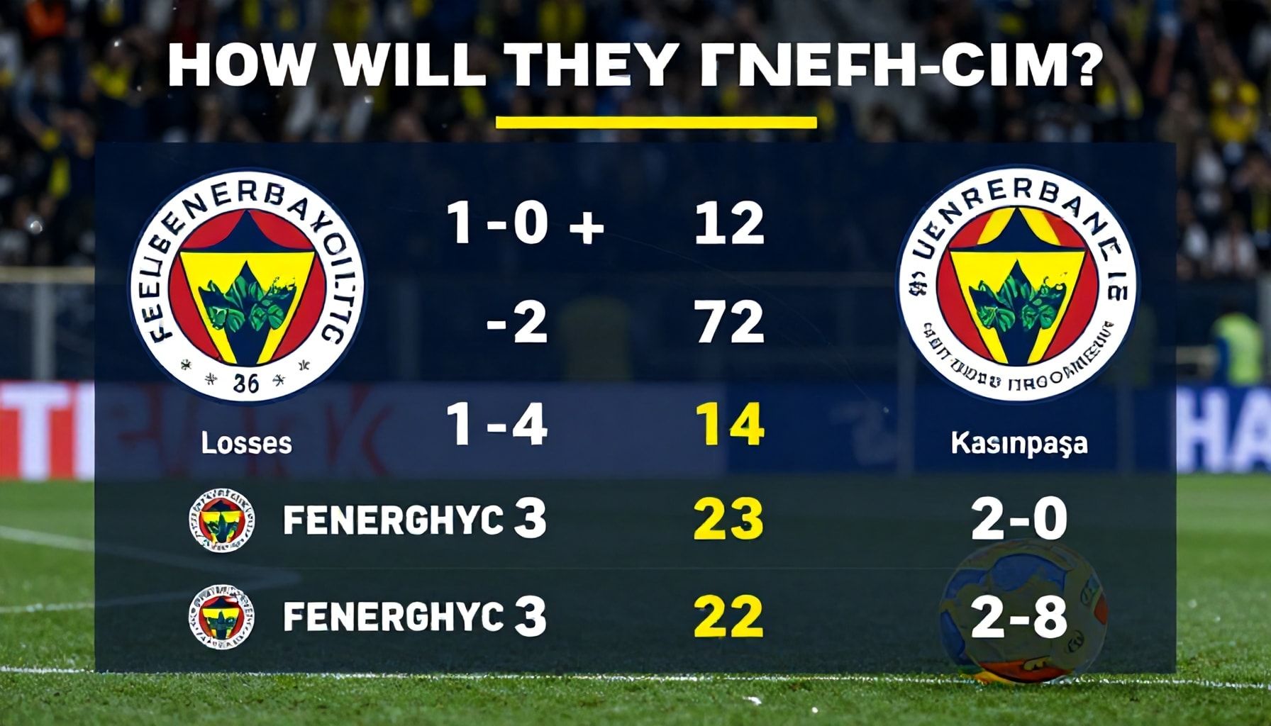 Fenerbahçe'nin Kasımpaşa'ya Karşı Kayıplarını Nasıl Çözer?"*