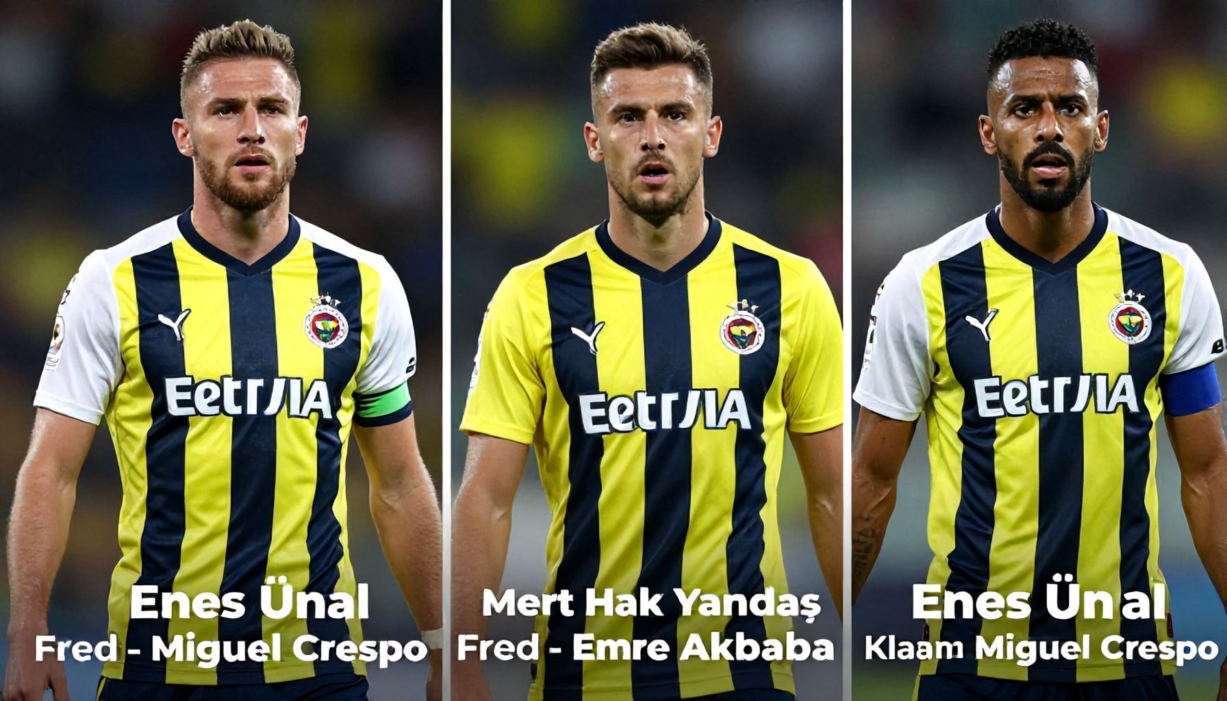 Fenerbahçe'nin Samsunspor Karşılaşmasında Kullanabileceği 3 Güçlü Oyuncu Kombinasyonu*