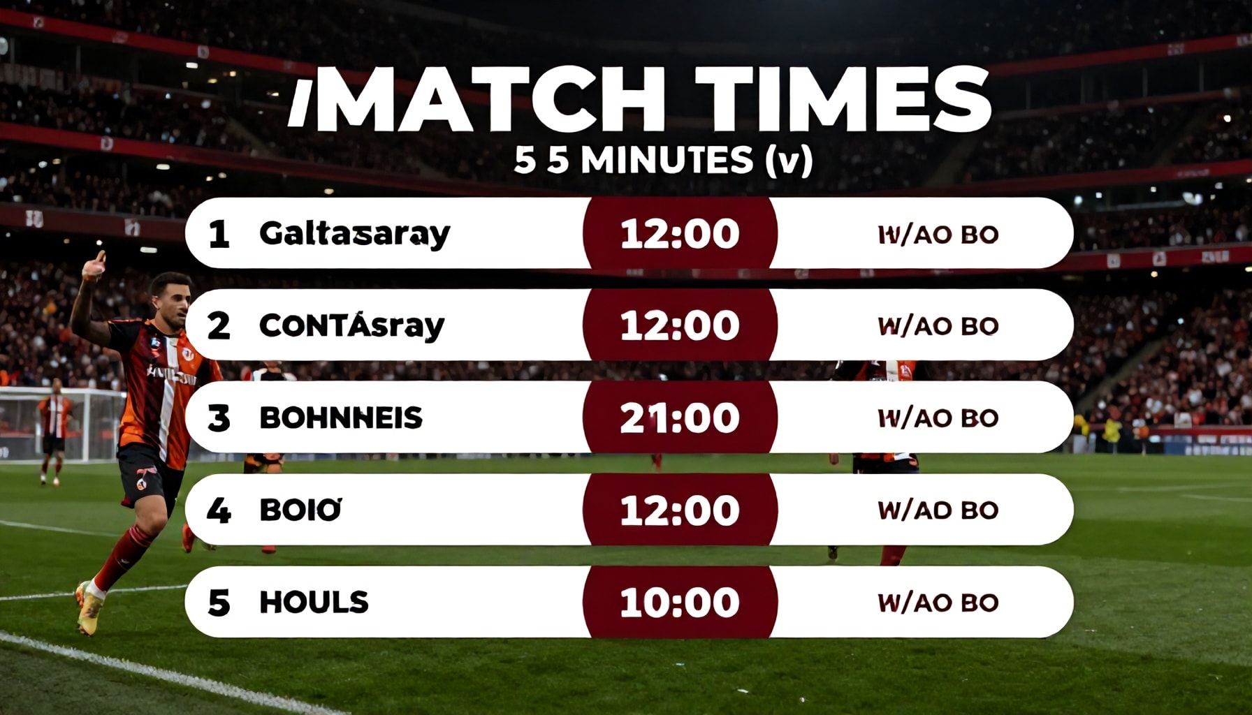 Galatasaray Maç Saatlerini ve Kanalları 5 Dakikada Öğrenin"*