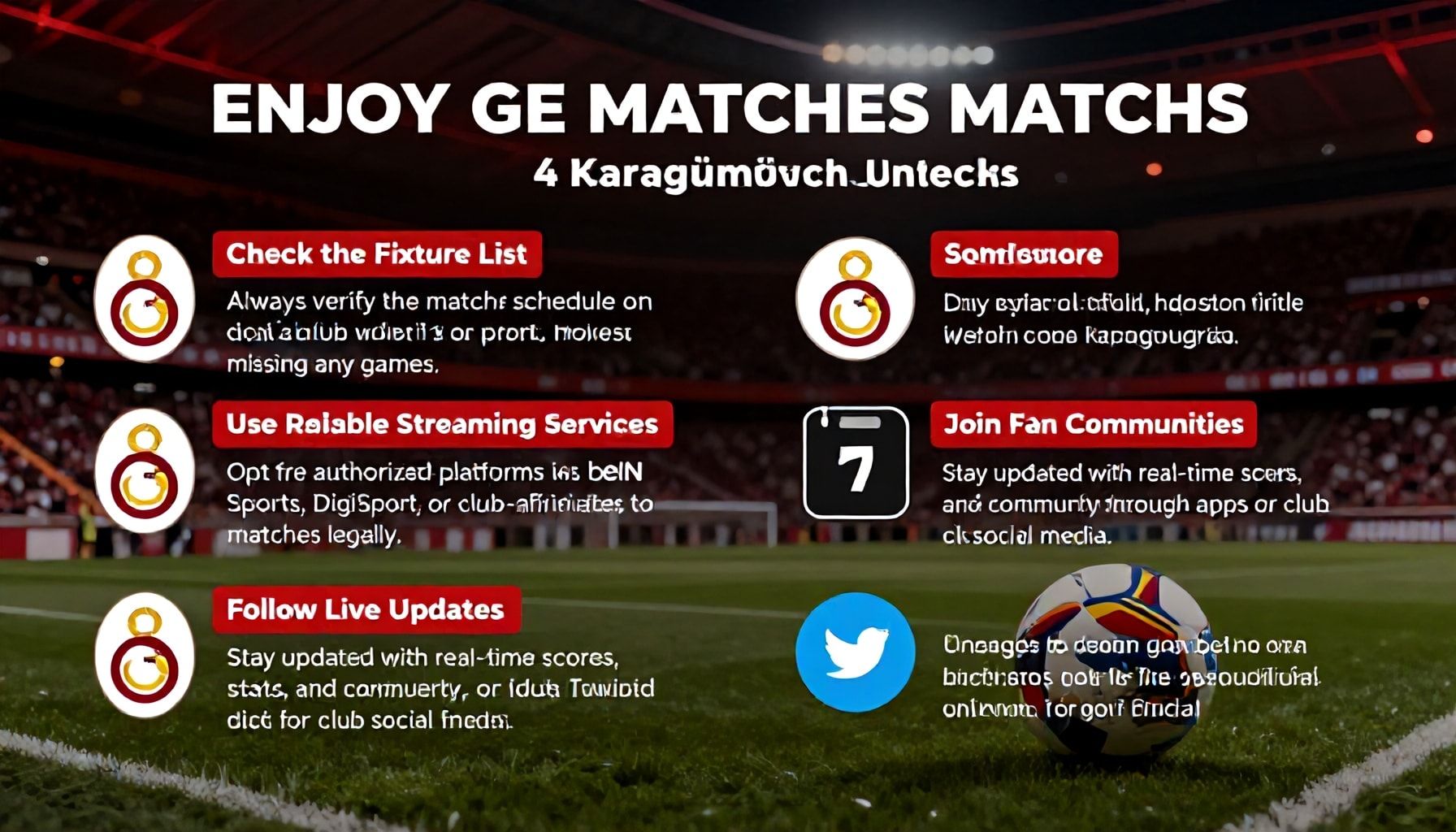 Galatasaray ve Karagümrük Maçlarını Takip Etmek İçin 4 Hayati İpucu*