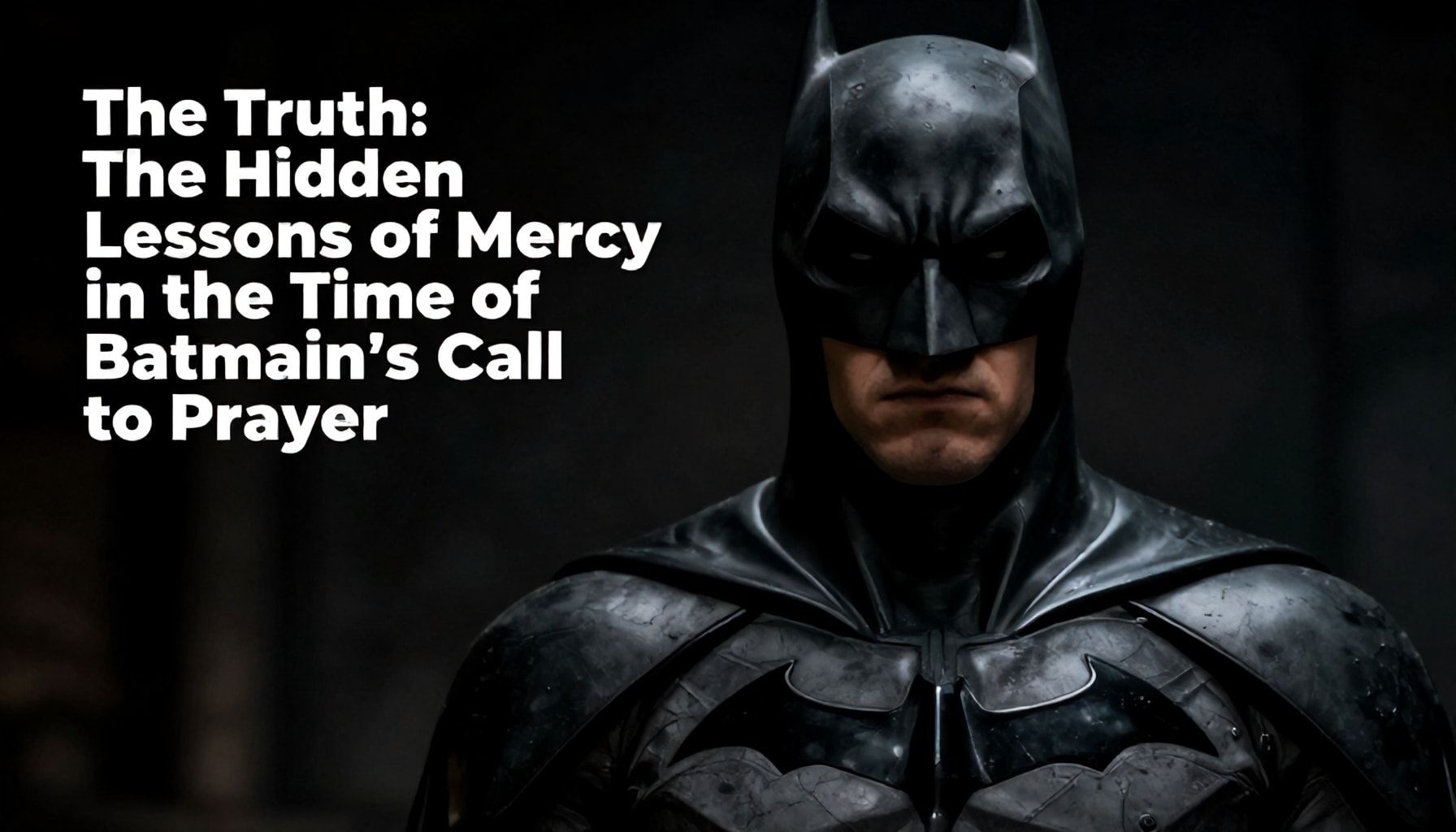 Gerçek: Batman Ezan Vakti'nin Gizli Merhamet Öğretileri*
