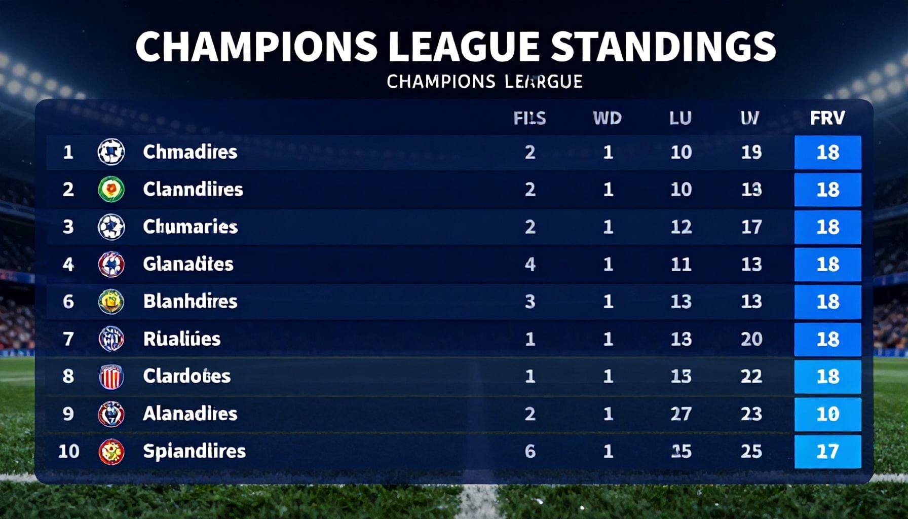 Gerçek: Şampiyonlar Ligi Puan Durumları Nasıl Oluşturulur?*