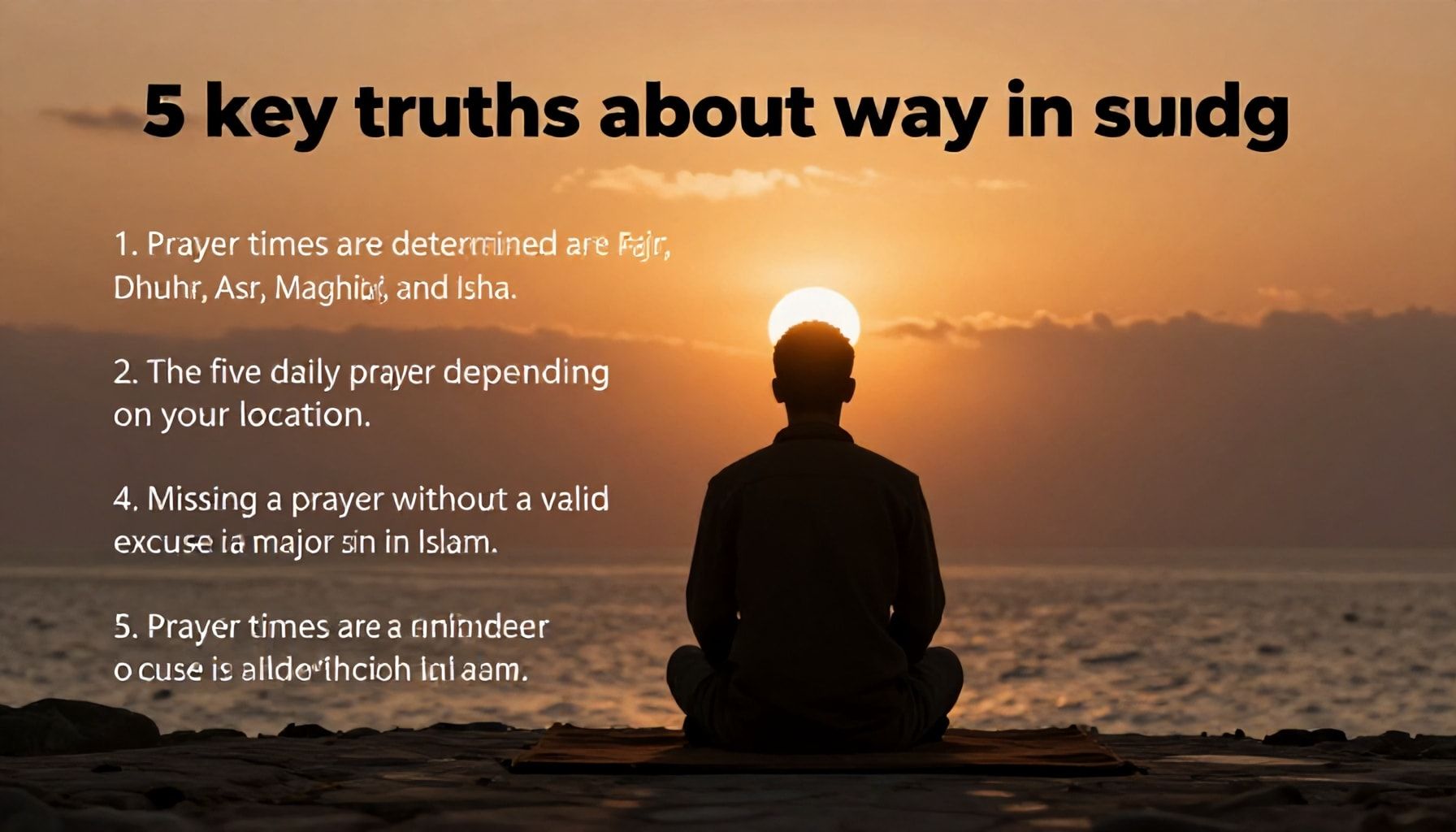 Gerçekten Bilmeniz Gereken Namaz Vakti Hakkında 5 Gerçek*