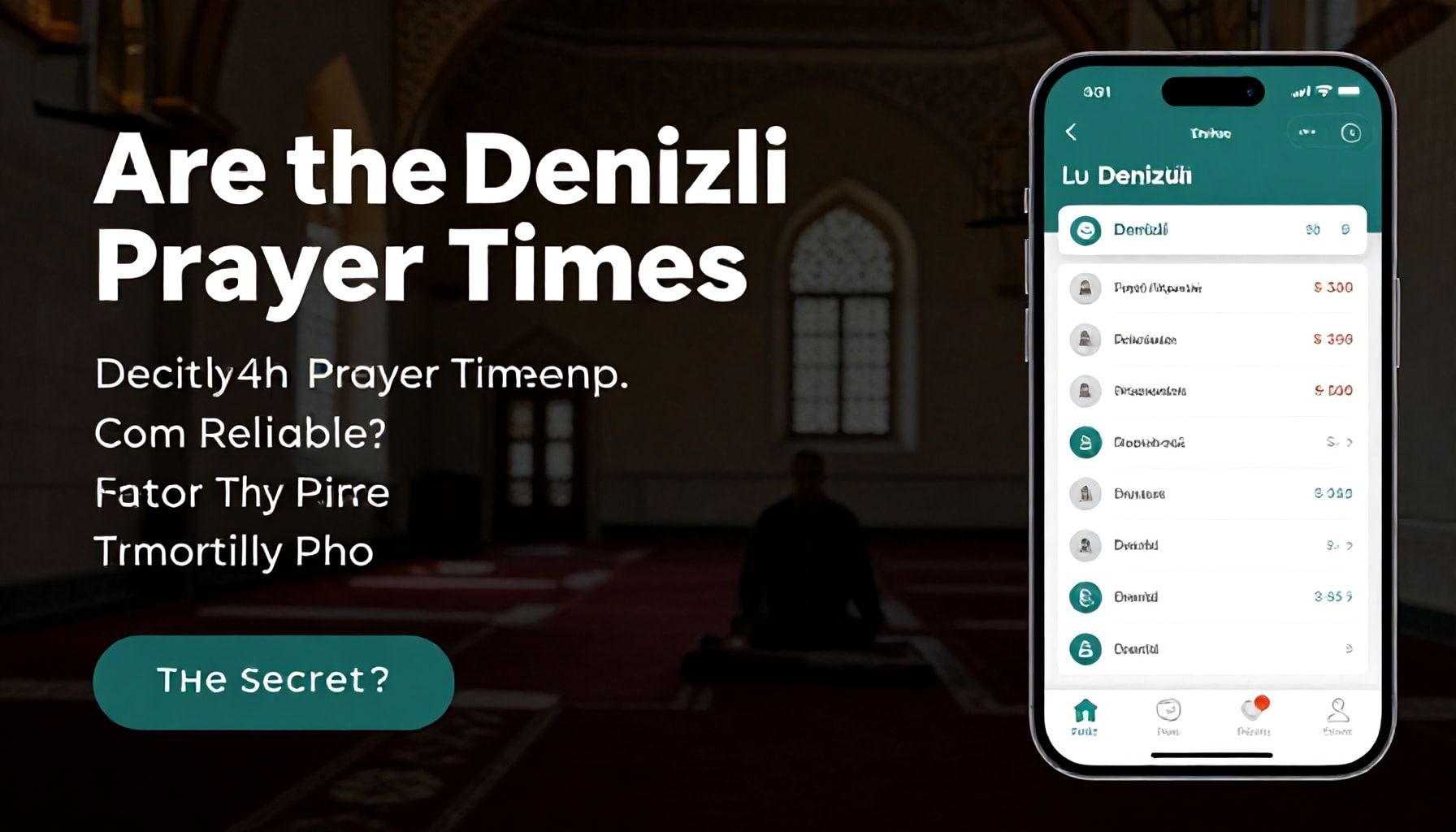 Gerçekten Güvenilir? Denizli Namaz Vakitleri Uygulamalarının Sırrı*