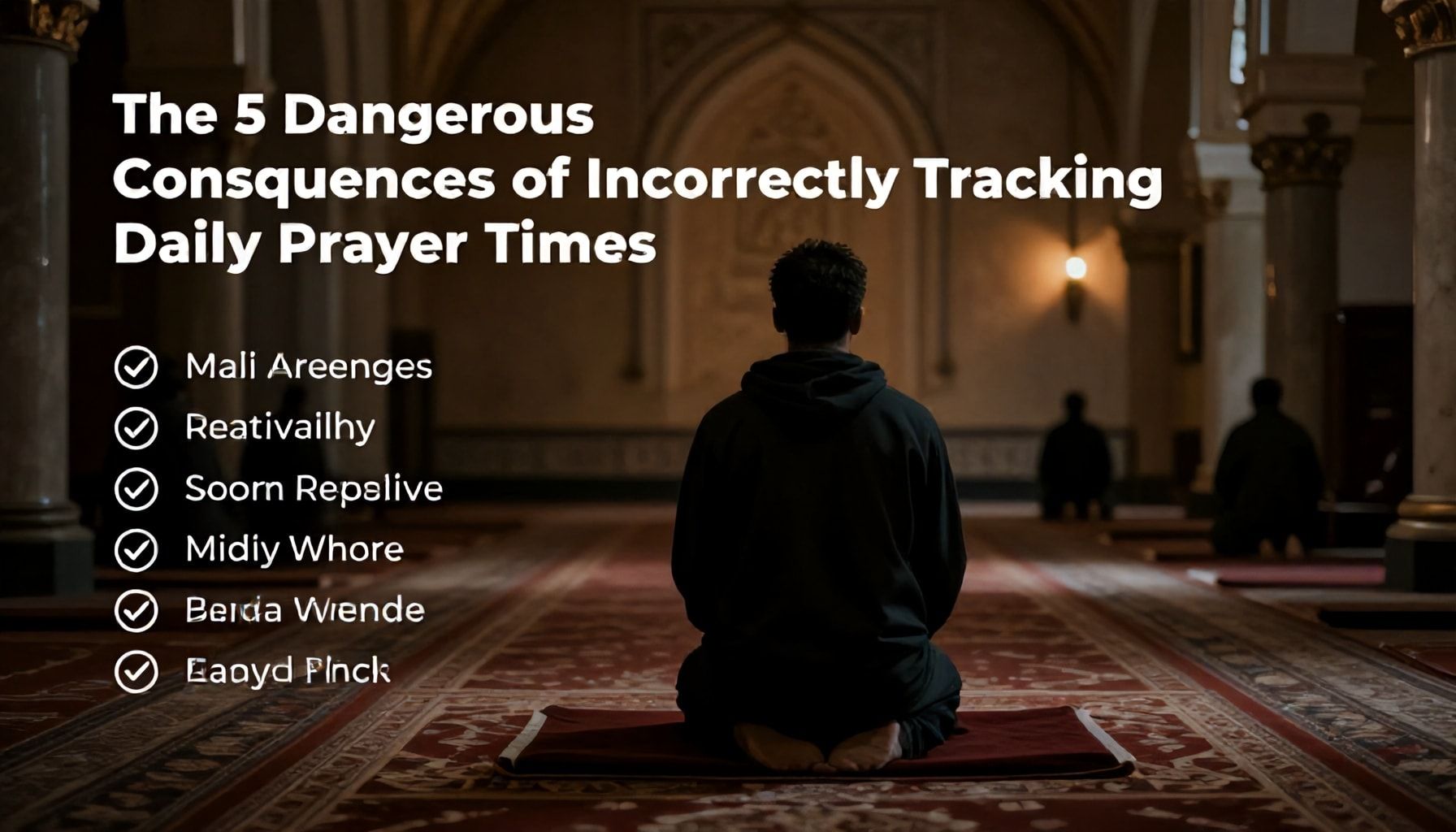 Günlük Dua Zamanlarını Hatalı Takip Etmenin 5 Tehlikeli Sonucu*