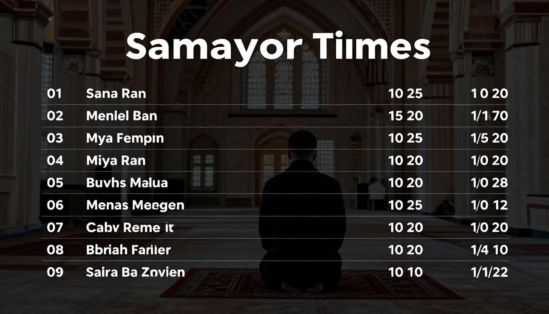 Günlük Dua Zamanlarını Takip Etmeyi Unuttunuz mu? Samsun Vakitleri İçin Bu Çözümler Var*